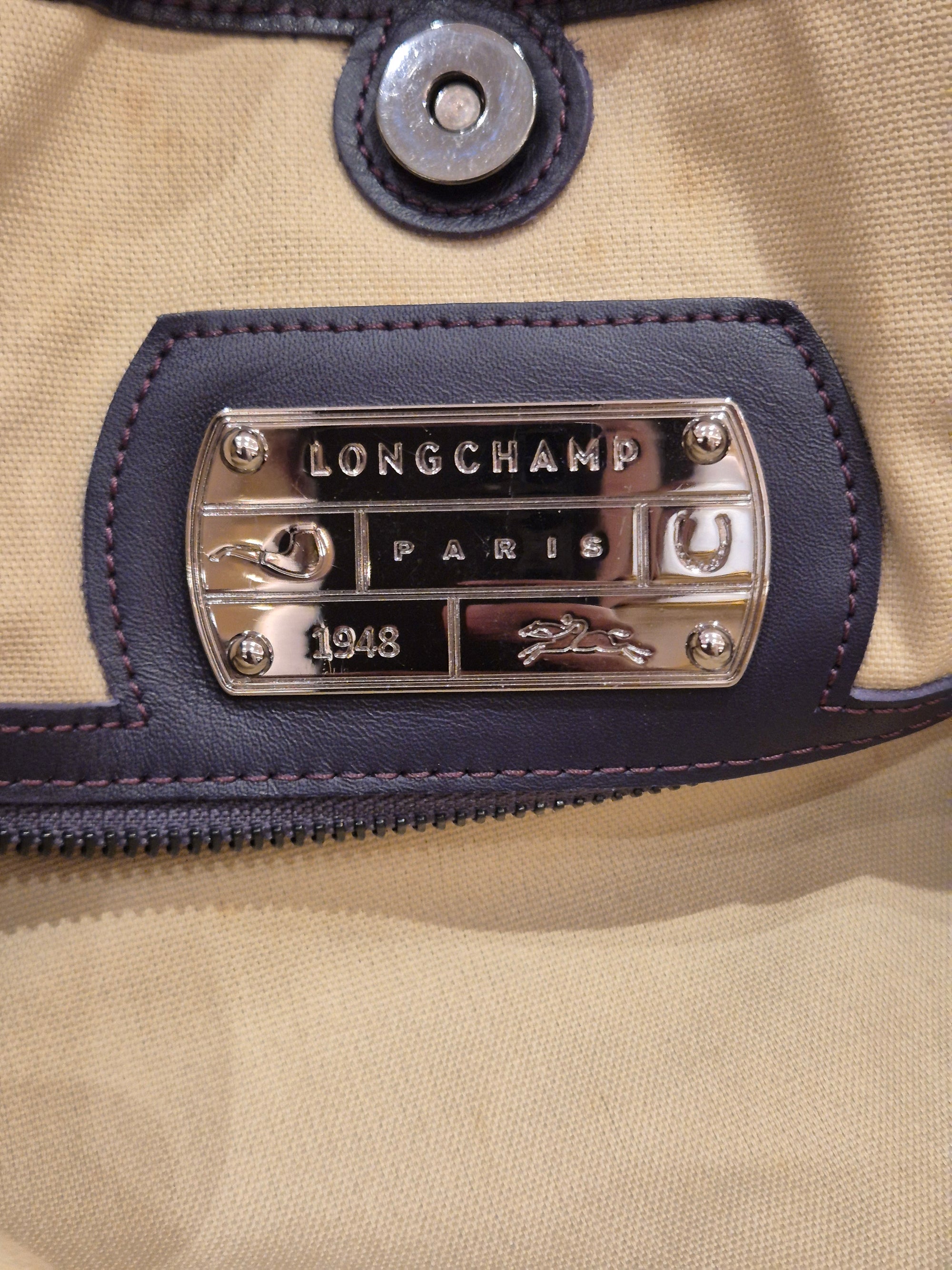 Longchamp Tote Bag Logo Embossed