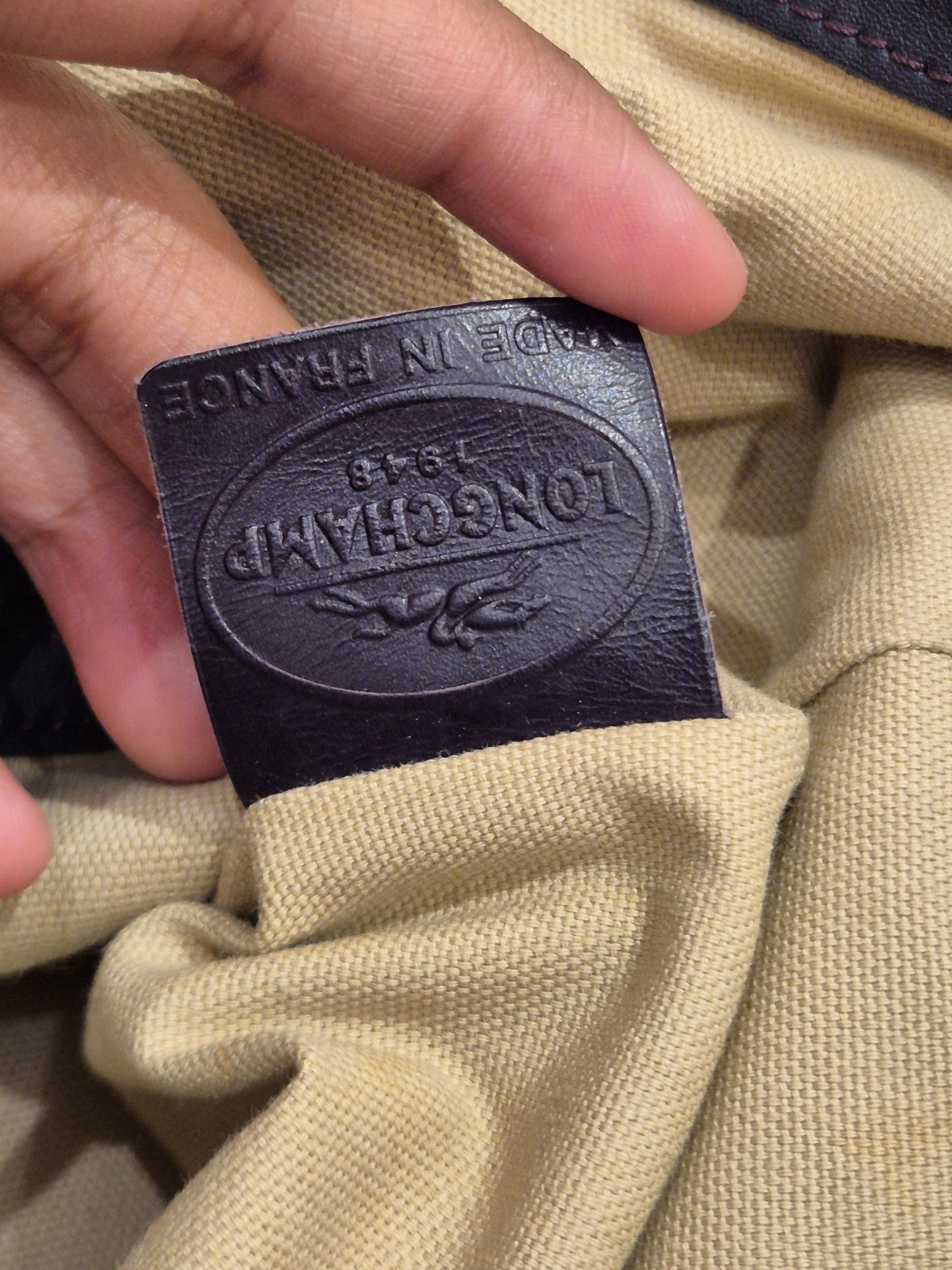Longchamp Tote Bag Logo Embossed