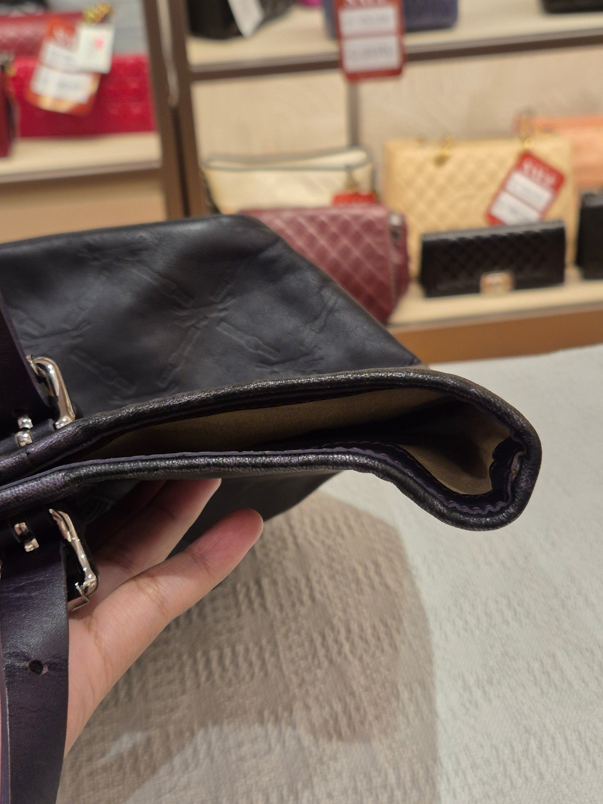 Longchamp Tote Bag Logo Embossed