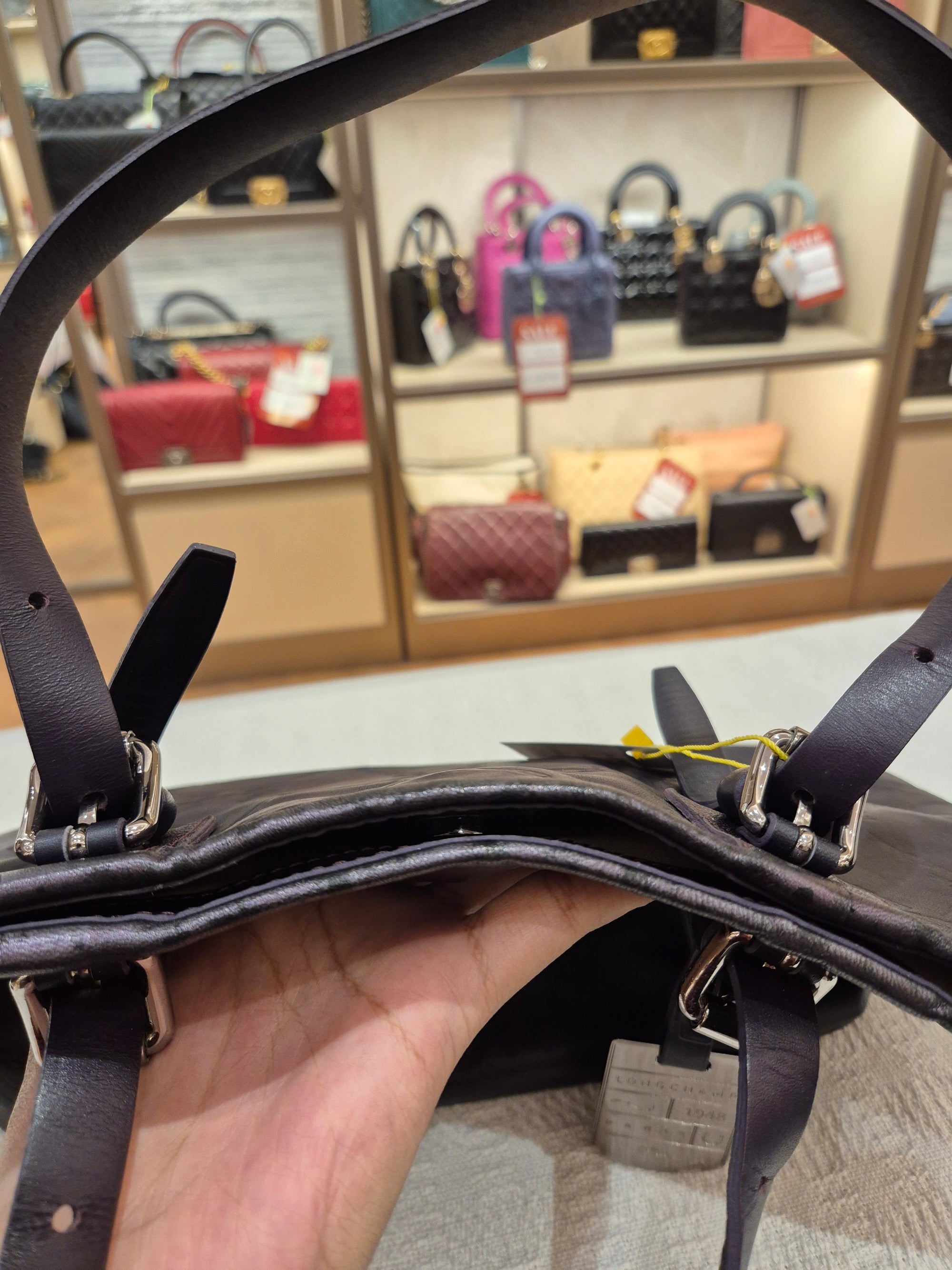 Longchamp Tote Bag Logo Embossed