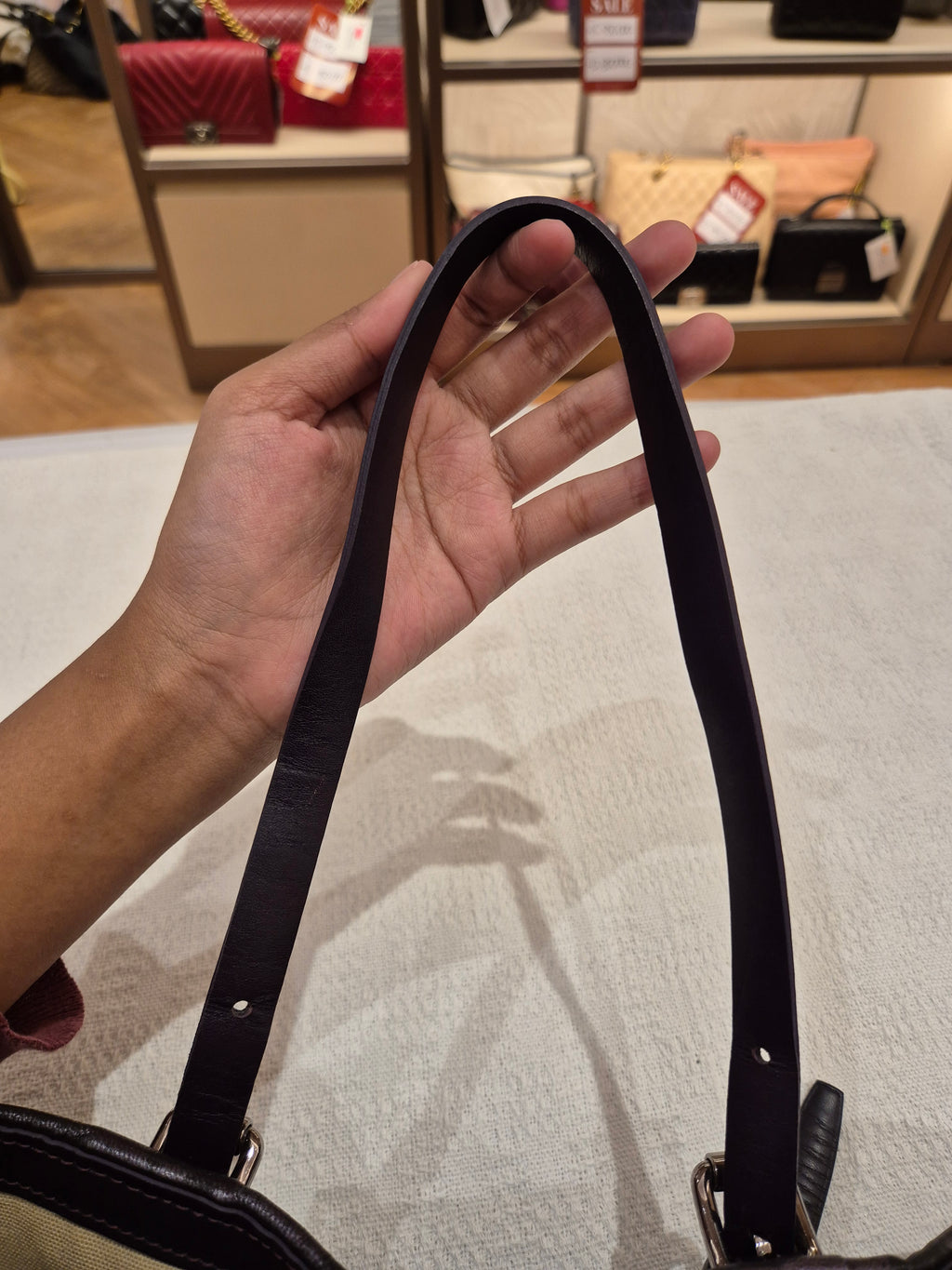Longchamp Tote Bag Logo Embossed