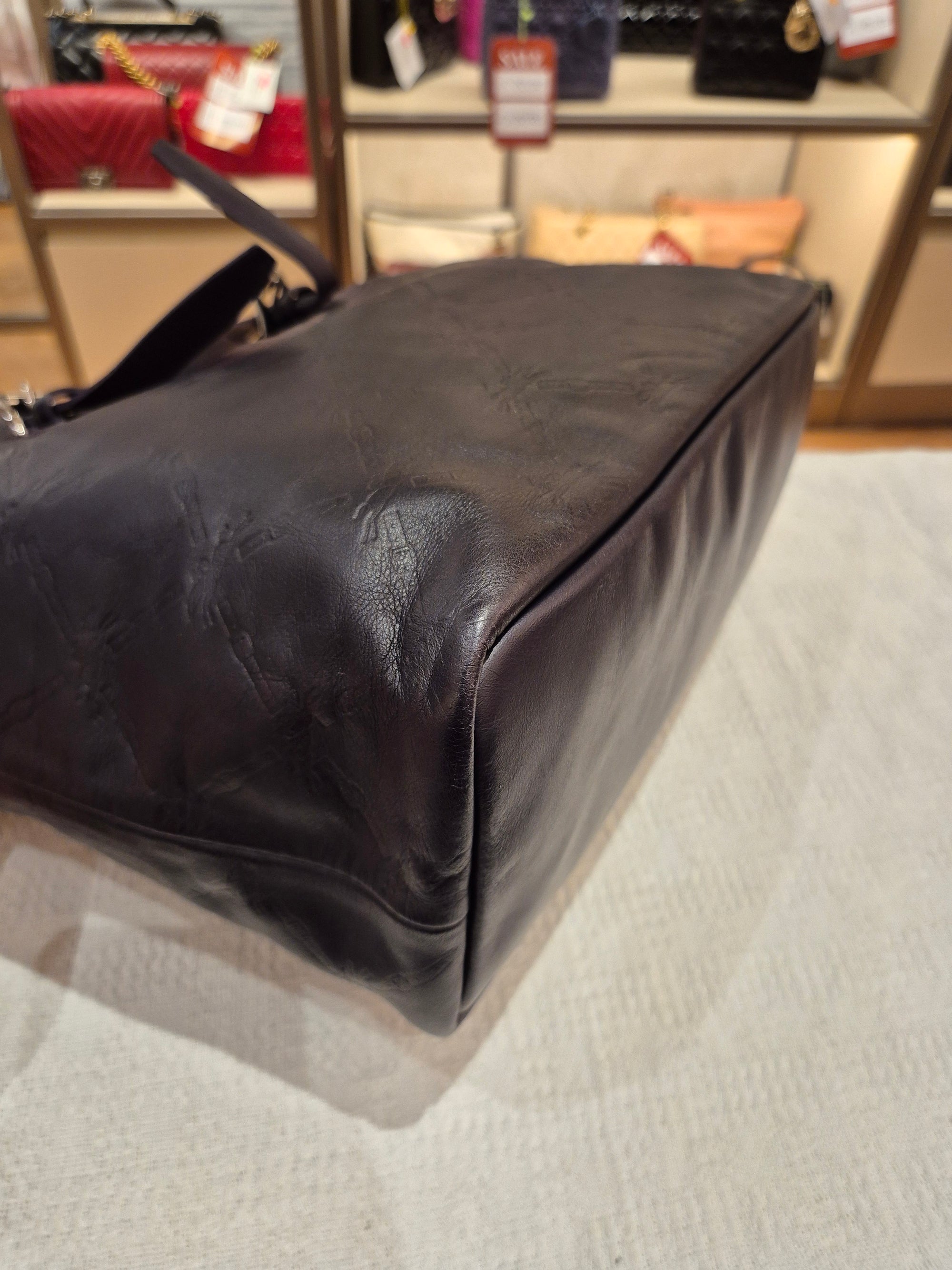 Longchamp Tote Bag Logo Embossed