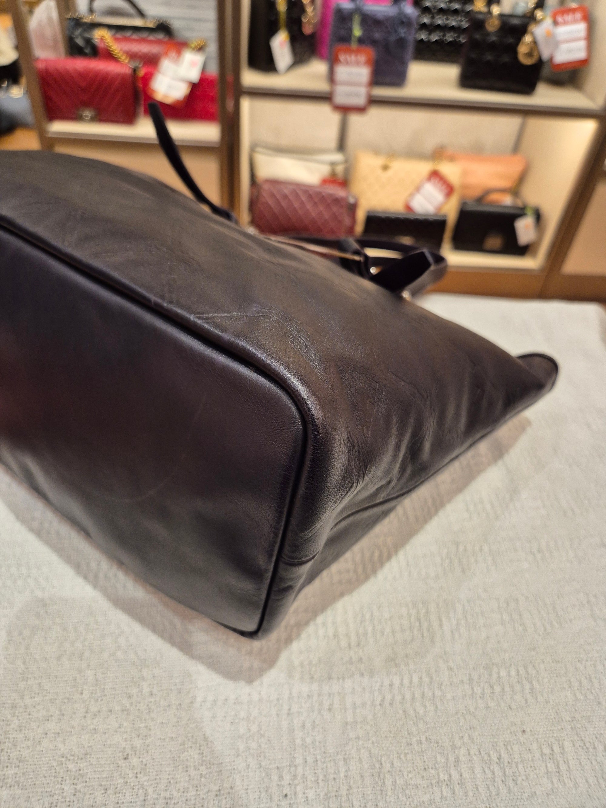 Longchamp Tote Bag Logo Embossed