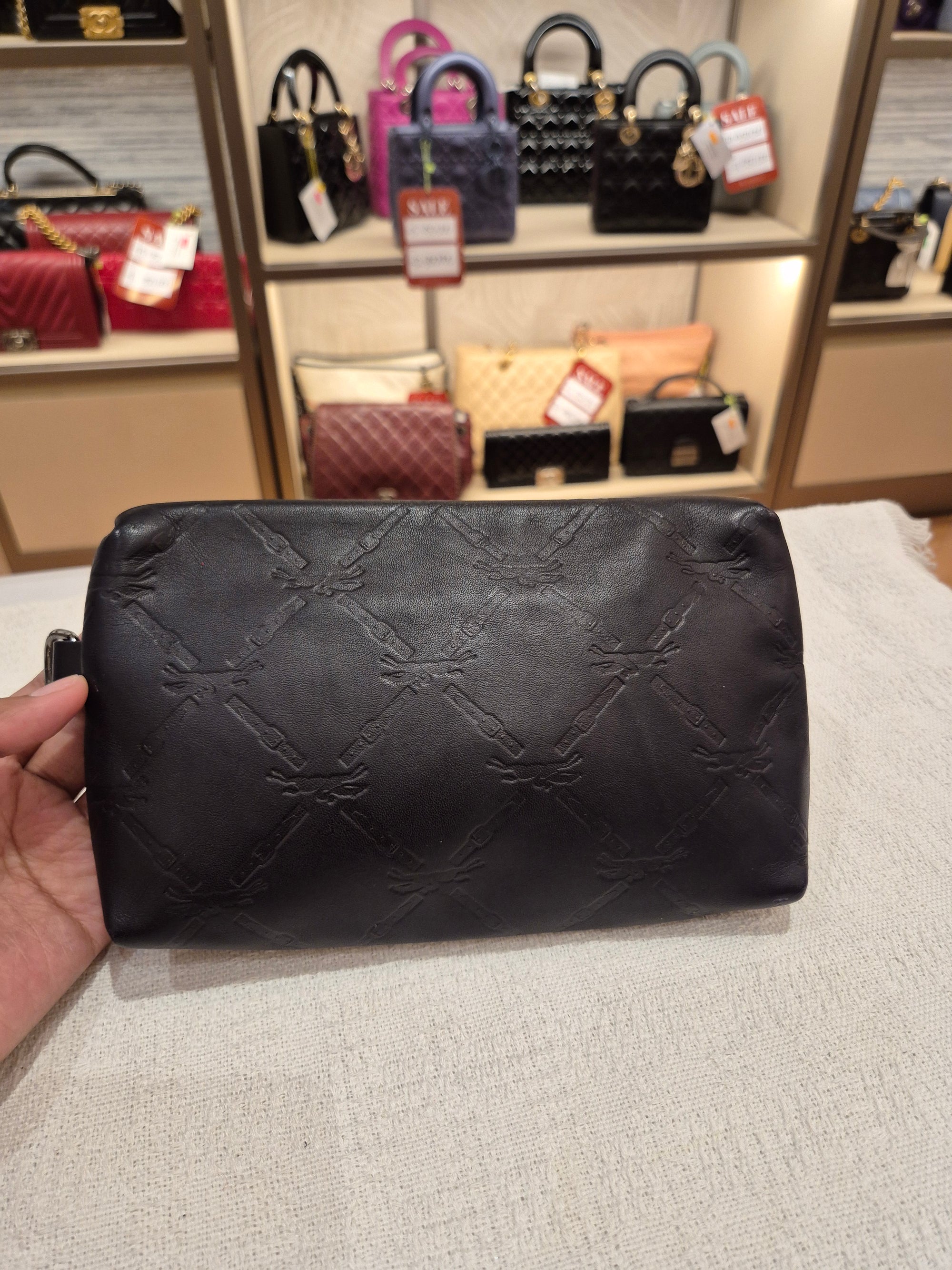 Longchamp Tote Bag Logo Embossed