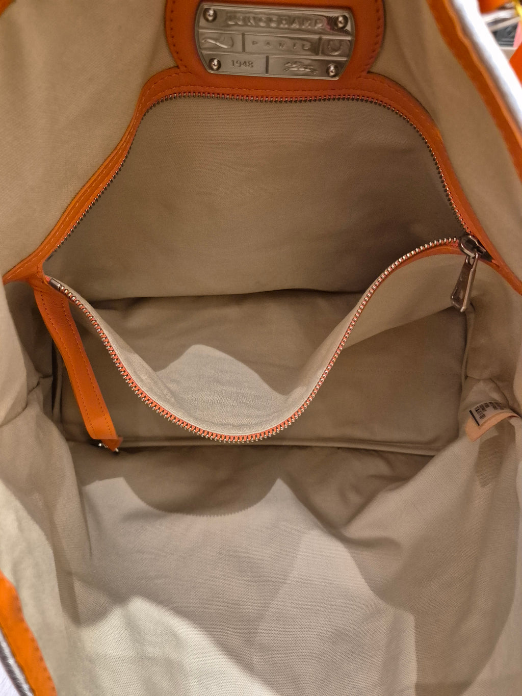 Longchamp Tote Bag Logo Embossed