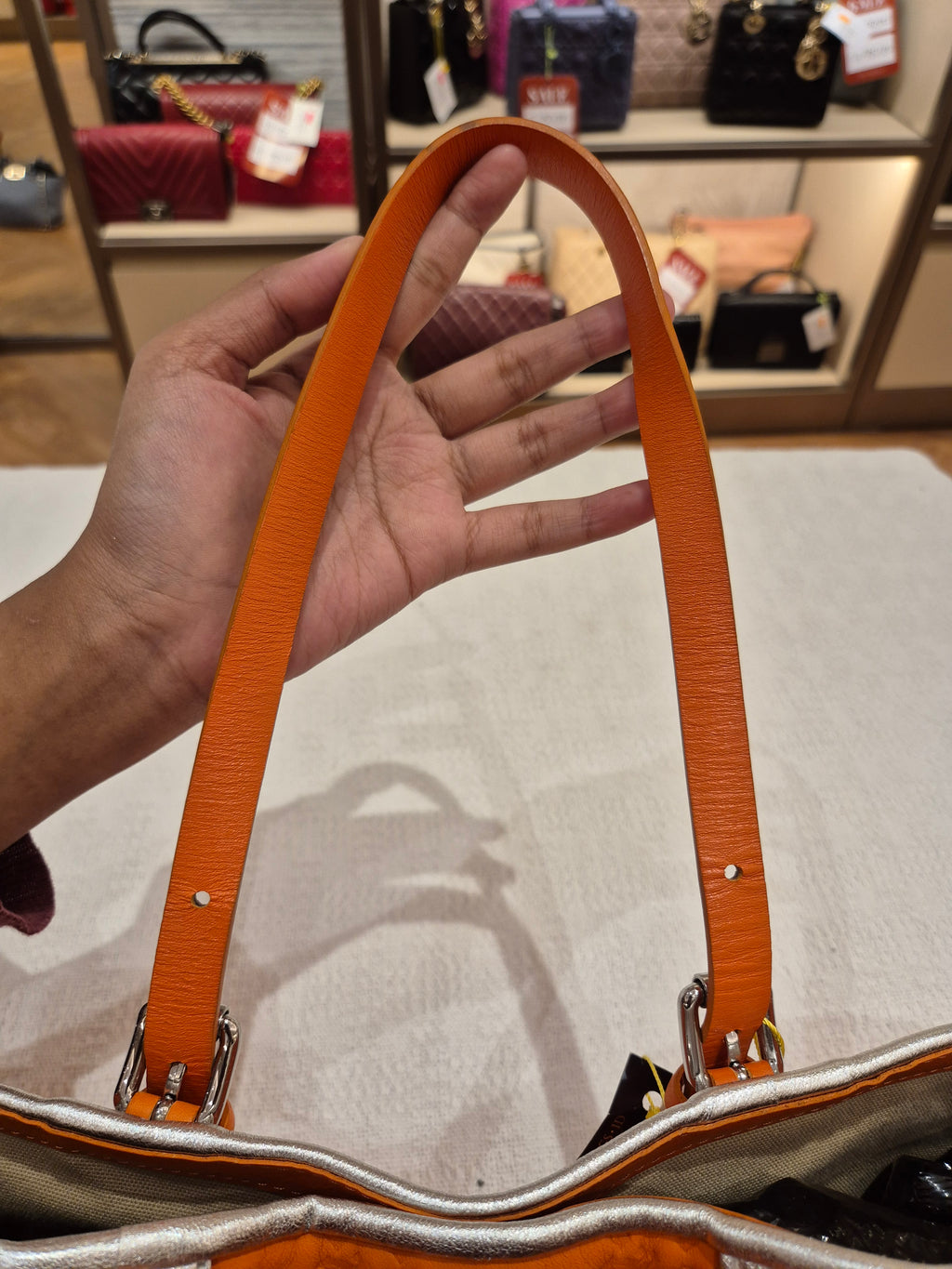 Longchamp Tote Bag Logo Embossed