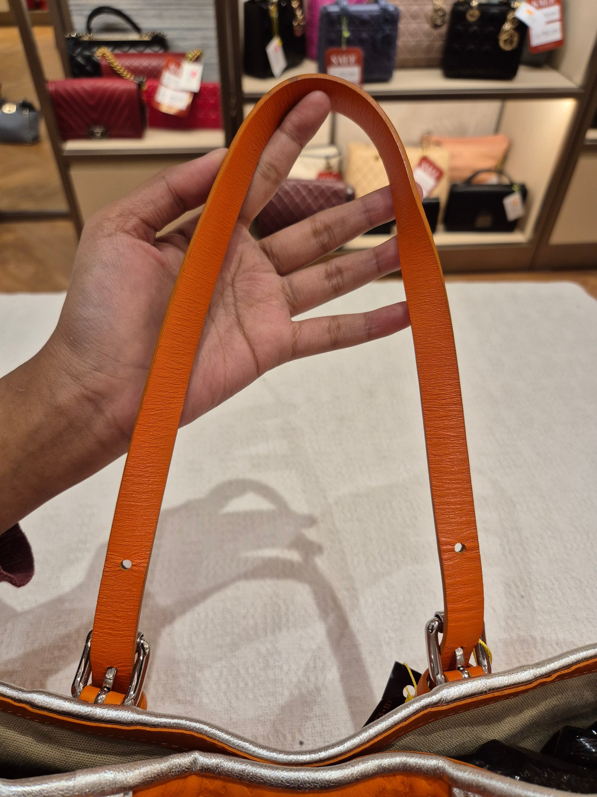 Longchamp Tote Bag Logo Embossed