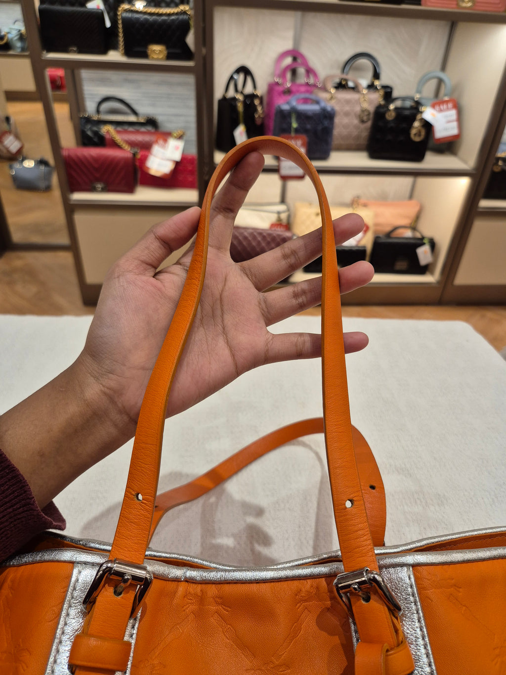 Longchamp Tote Bag Logo Embossed
