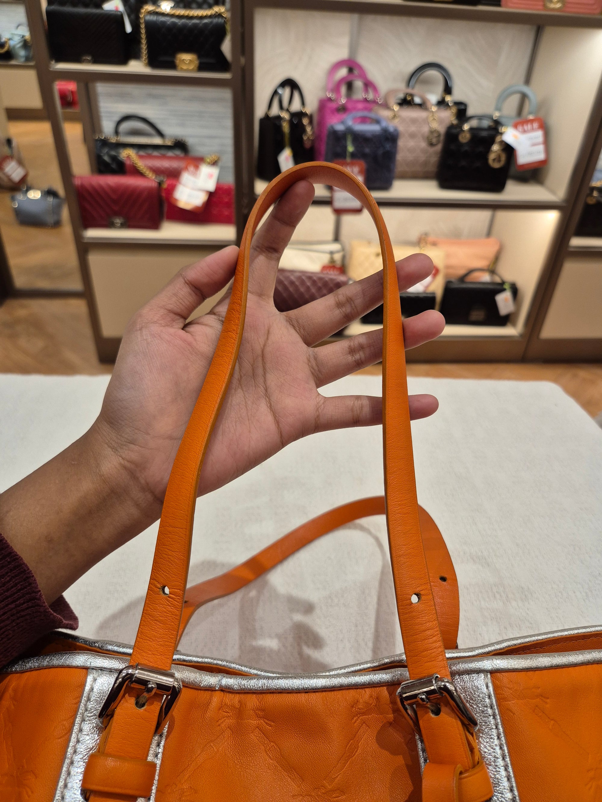 Longchamp Tote Bag Logo Embossed