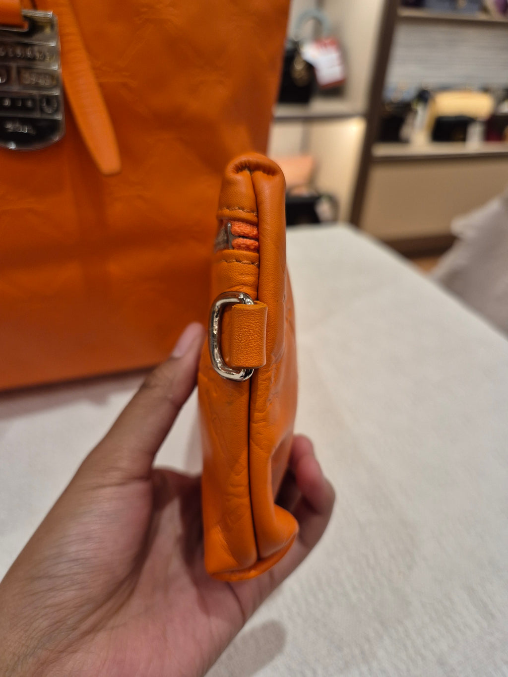 Longchamp Tote Bag Logo Embossed
