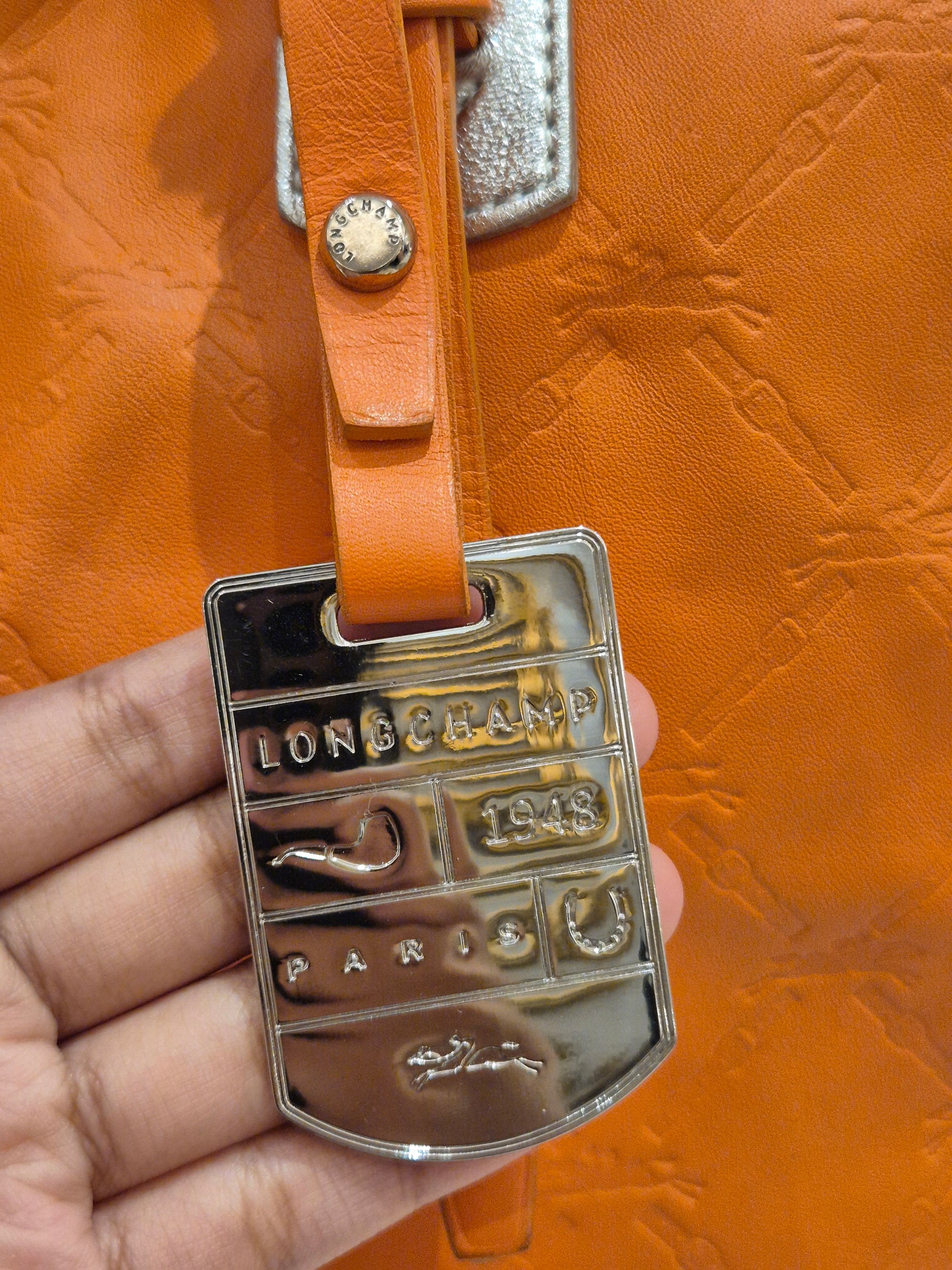 Longchamp Tote Bag Logo Embossed