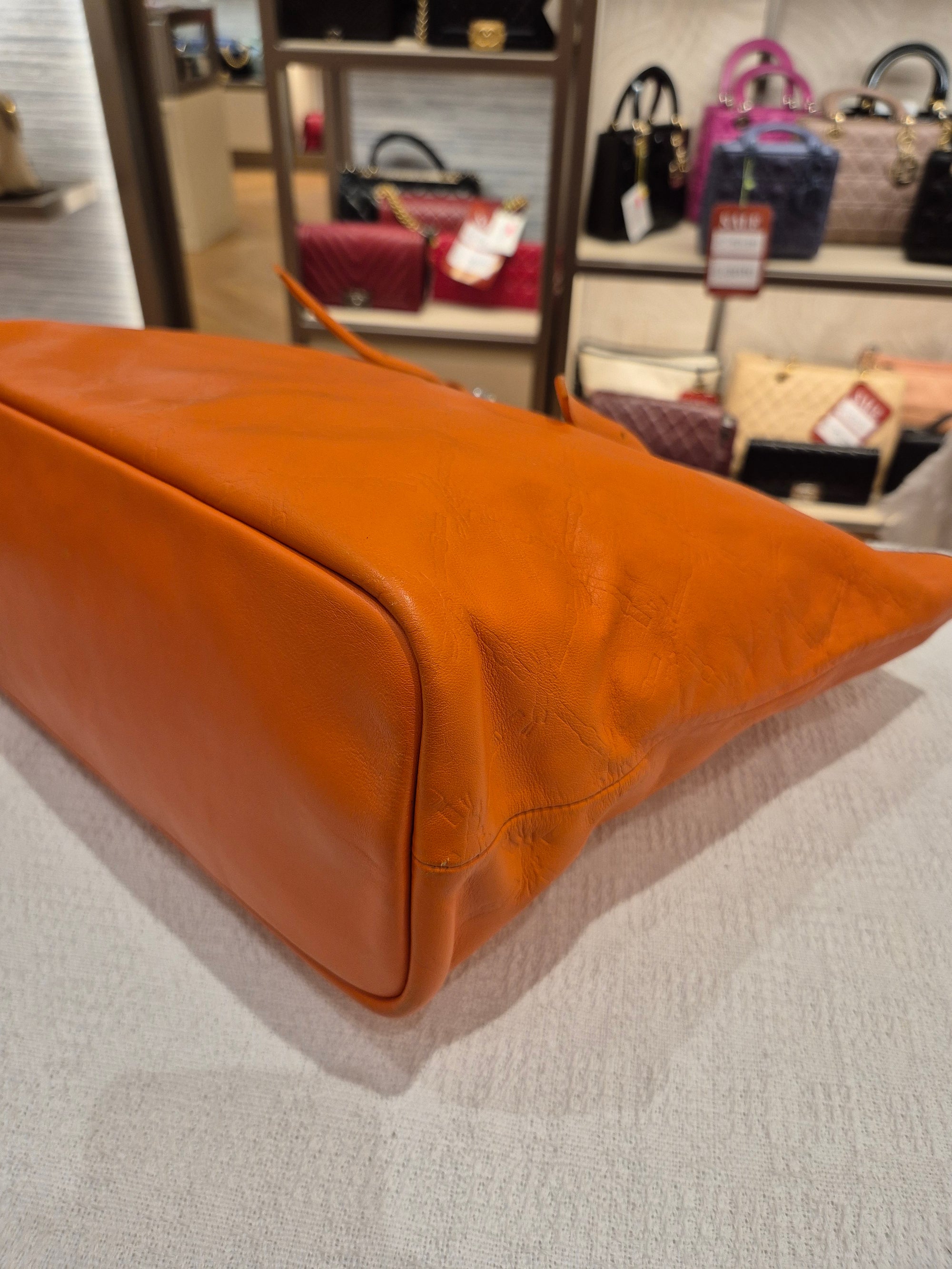 Longchamp Tote Bag Logo Embossed