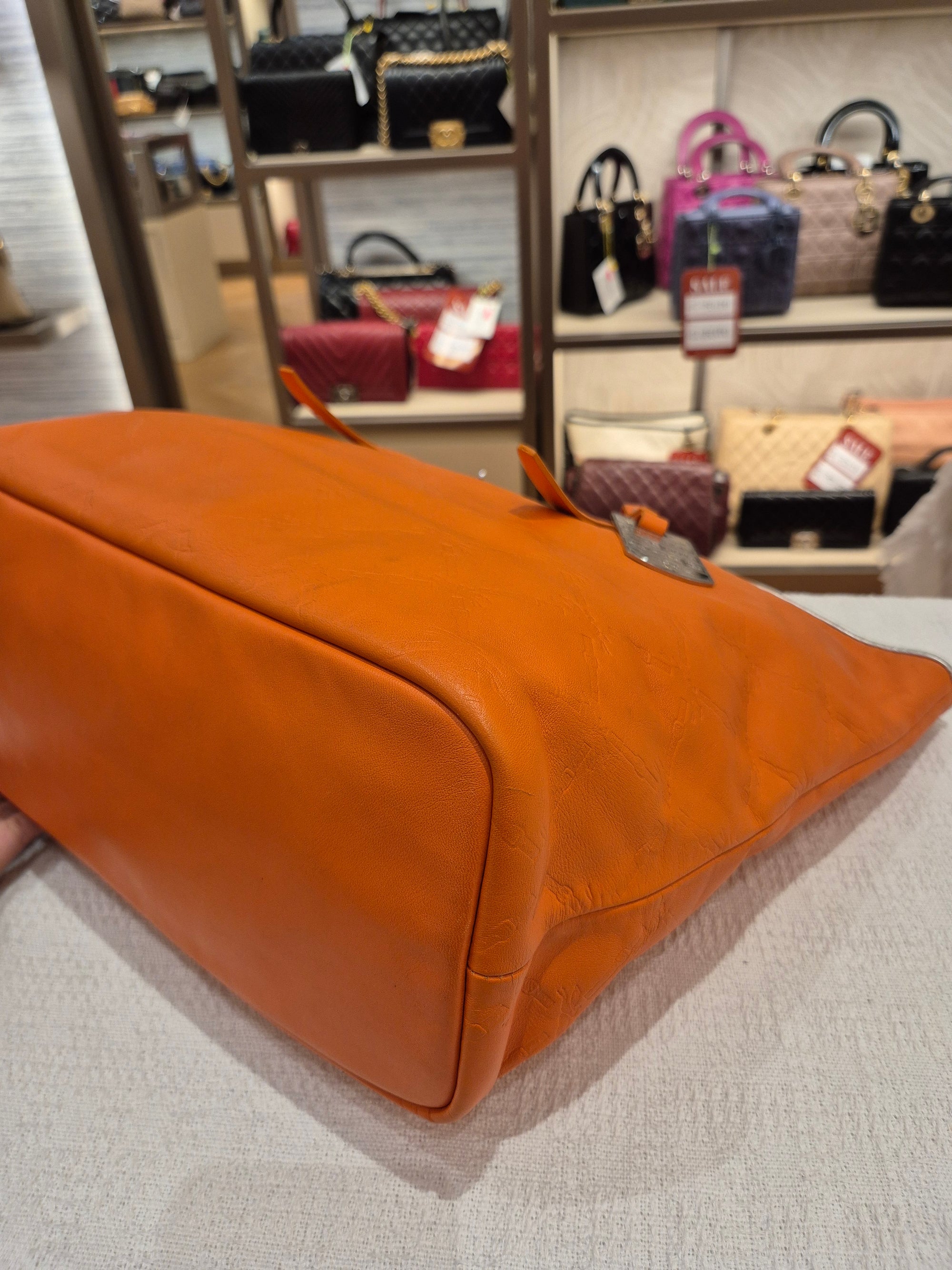 Longchamp Tote Bag Logo Embossed