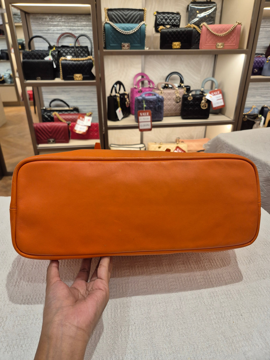 Longchamp Tote Bag Logo Embossed