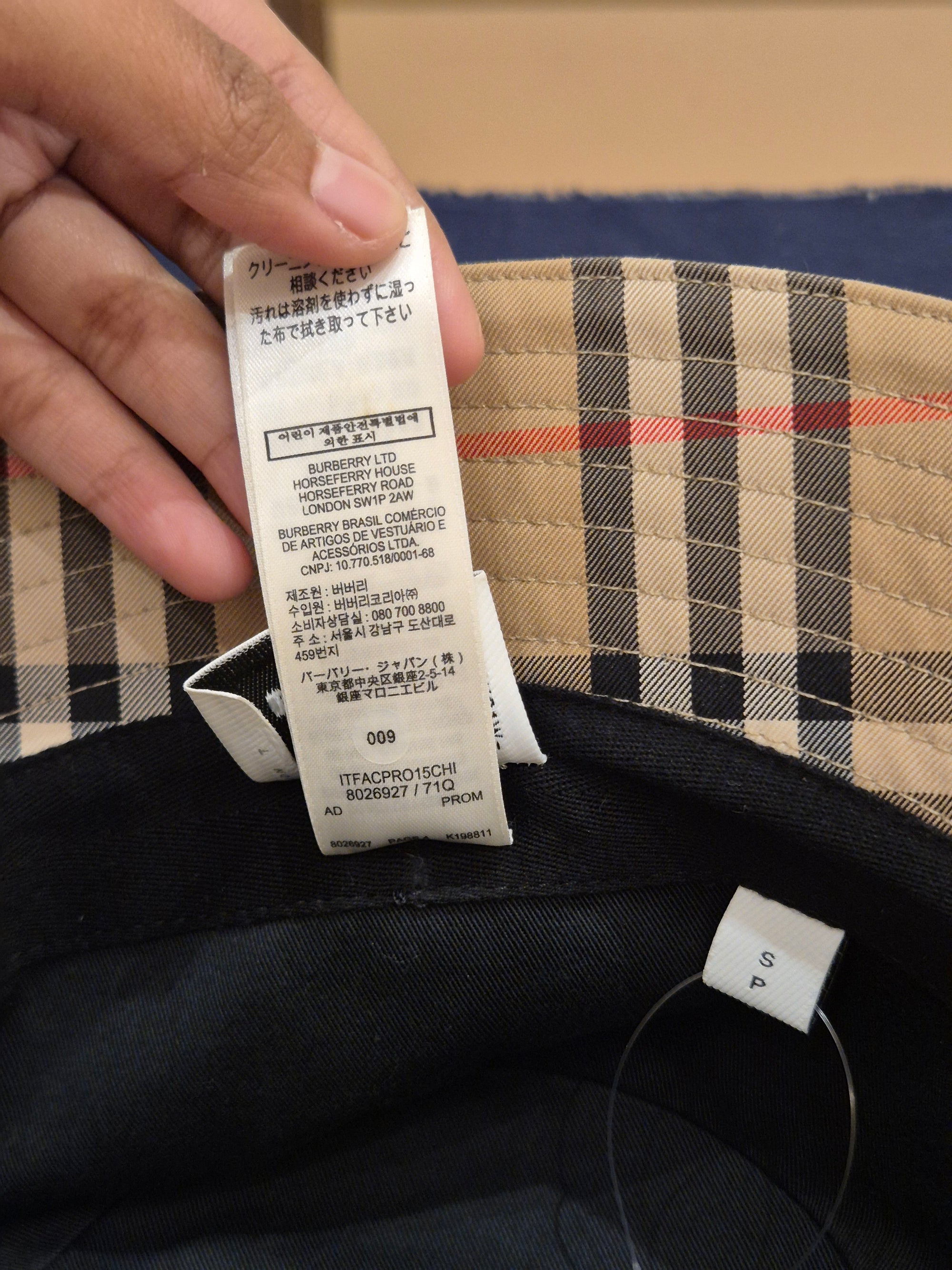 Burberry Bucket Hat