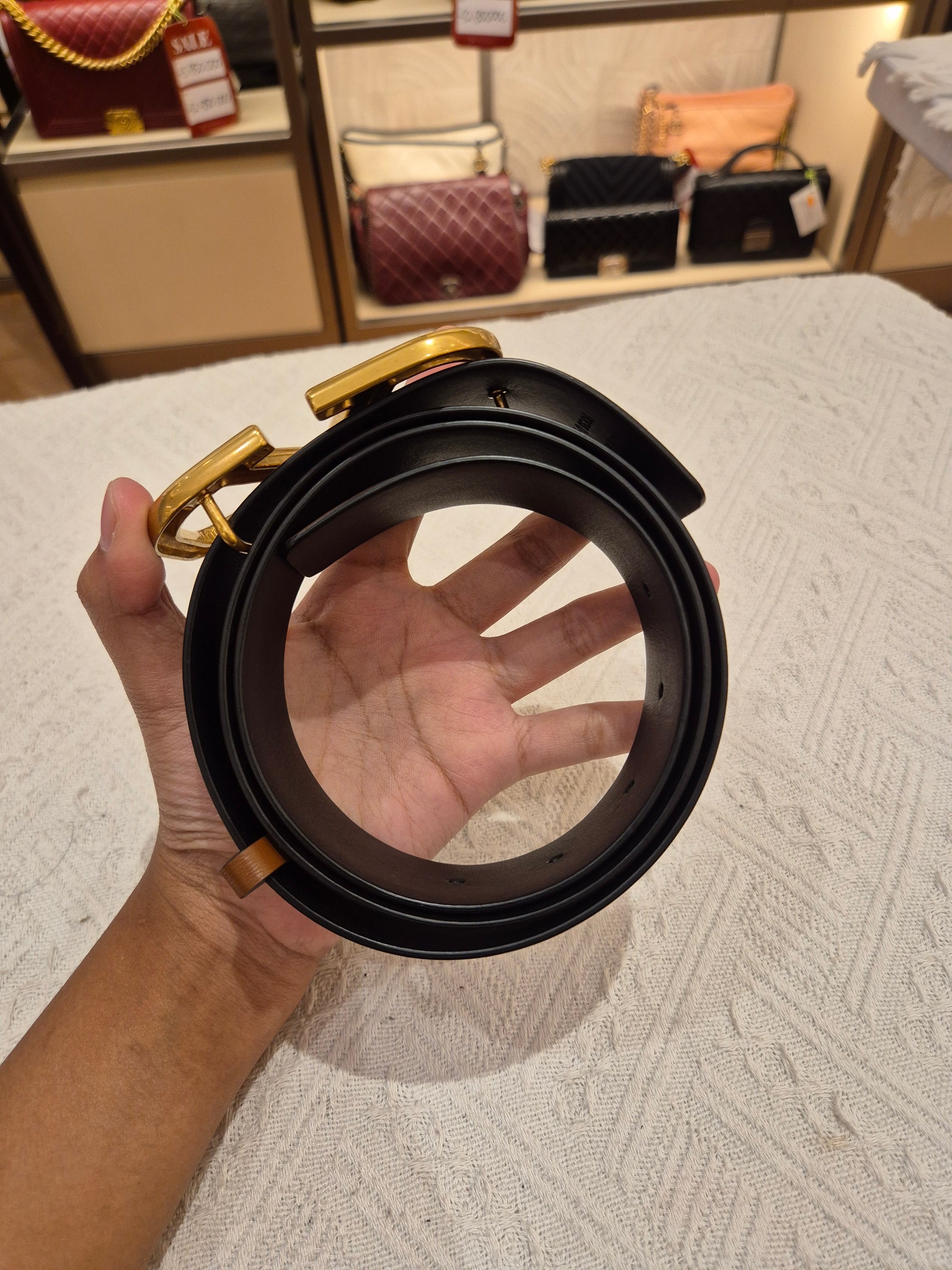 Valentino Belt V Logo