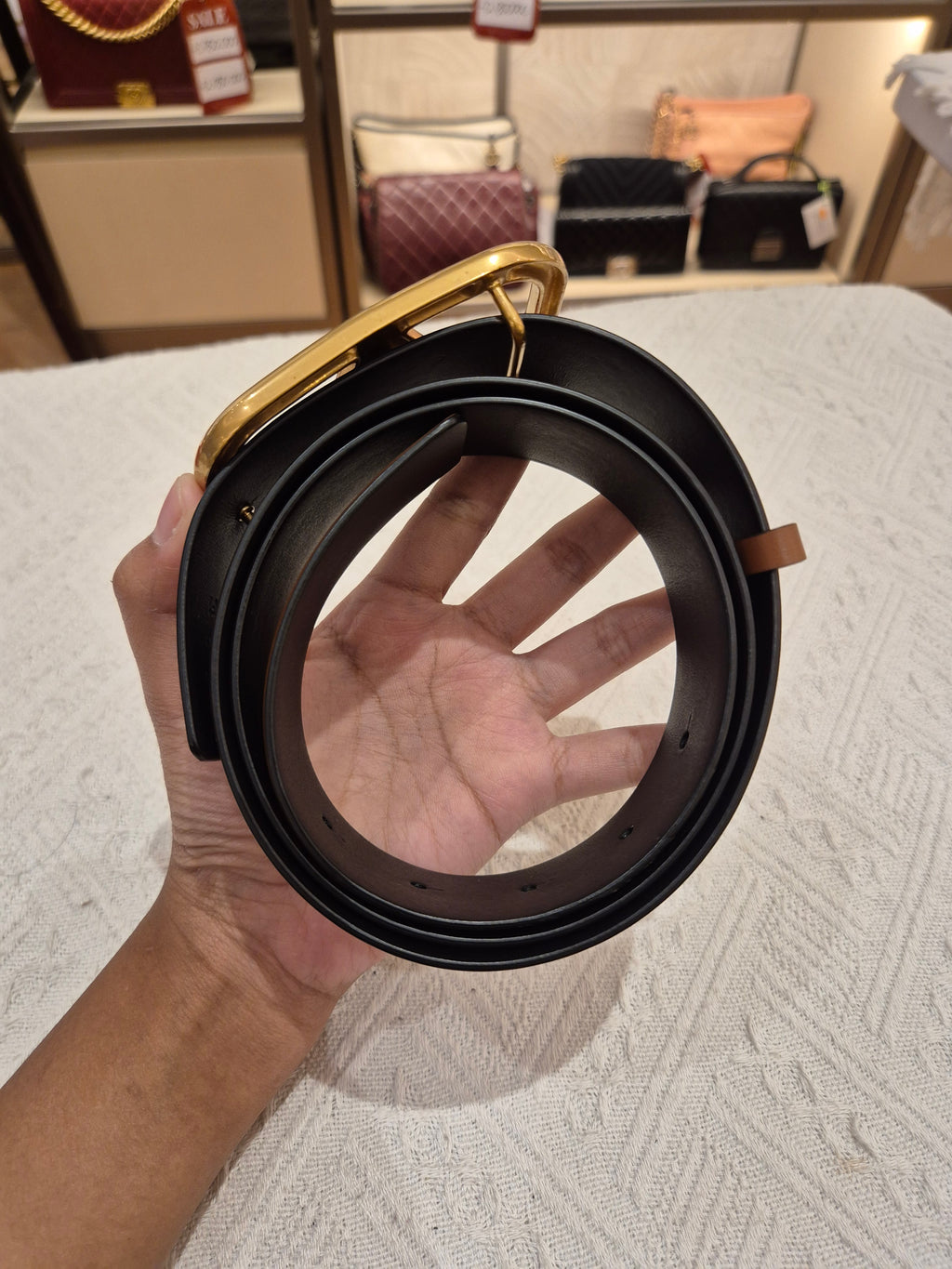 Valentino Belt V Logo
