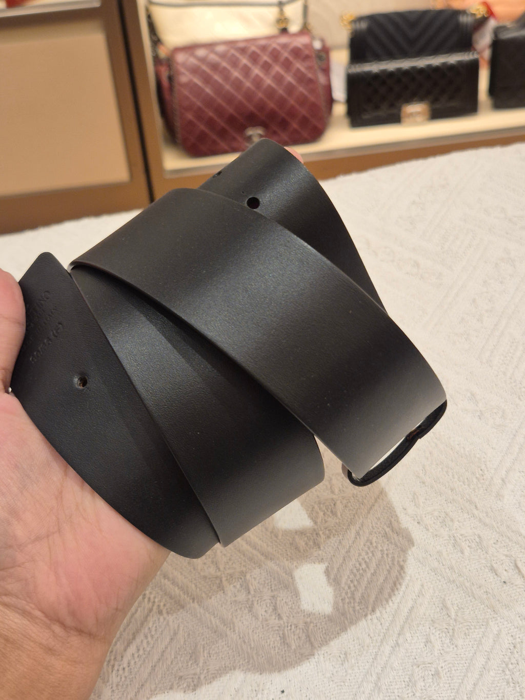Valentino Belt V Logo
