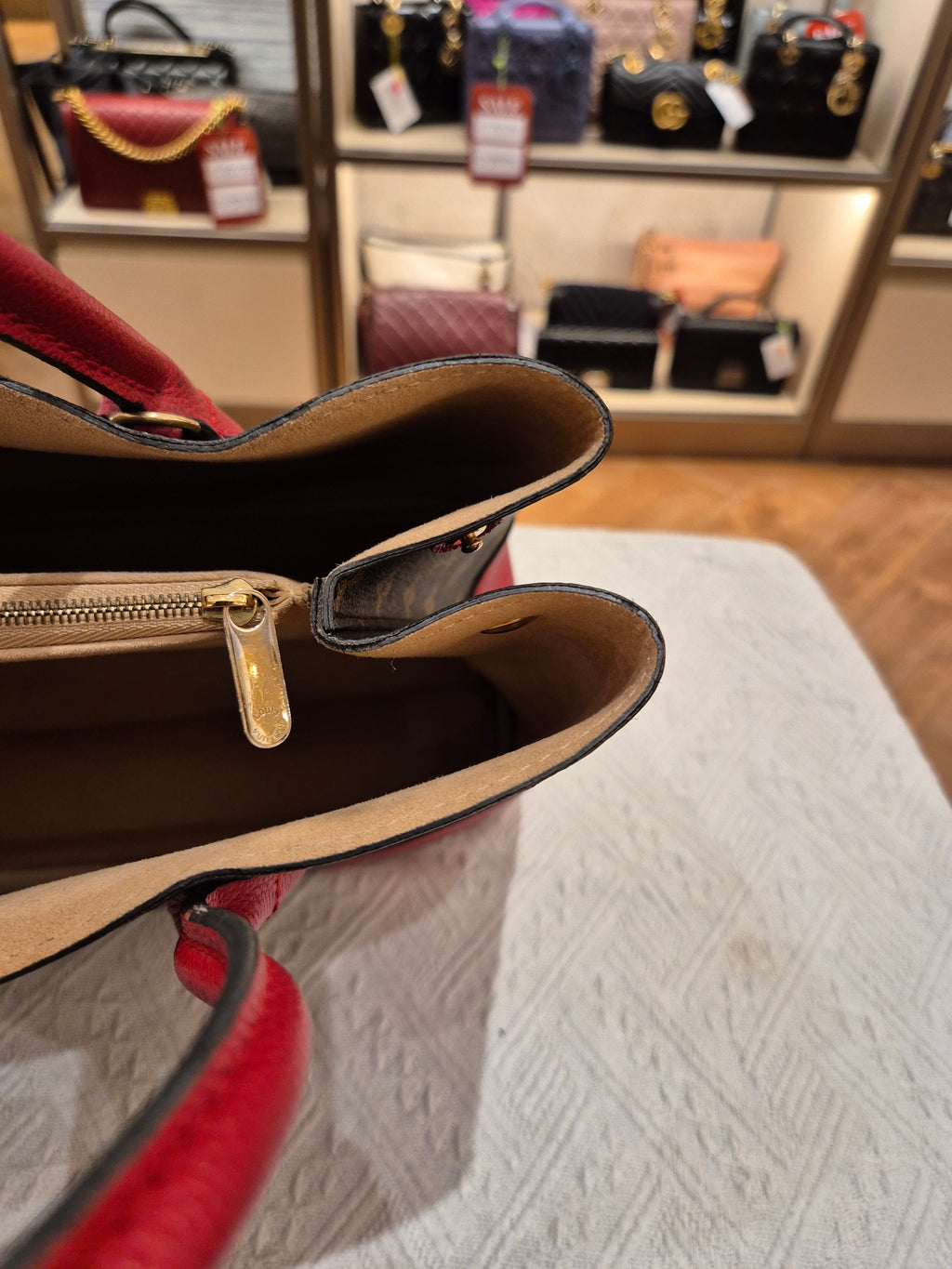 Louis Vuitton Flandrin Monogram Red
