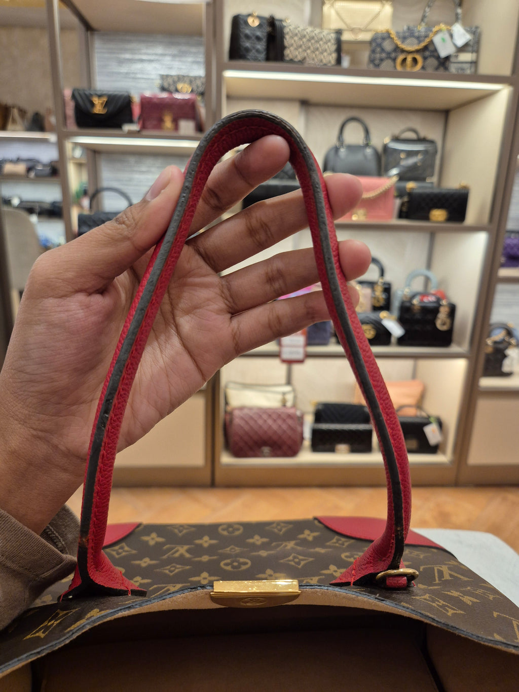 Louis Vuitton Flandrin Monogram Red