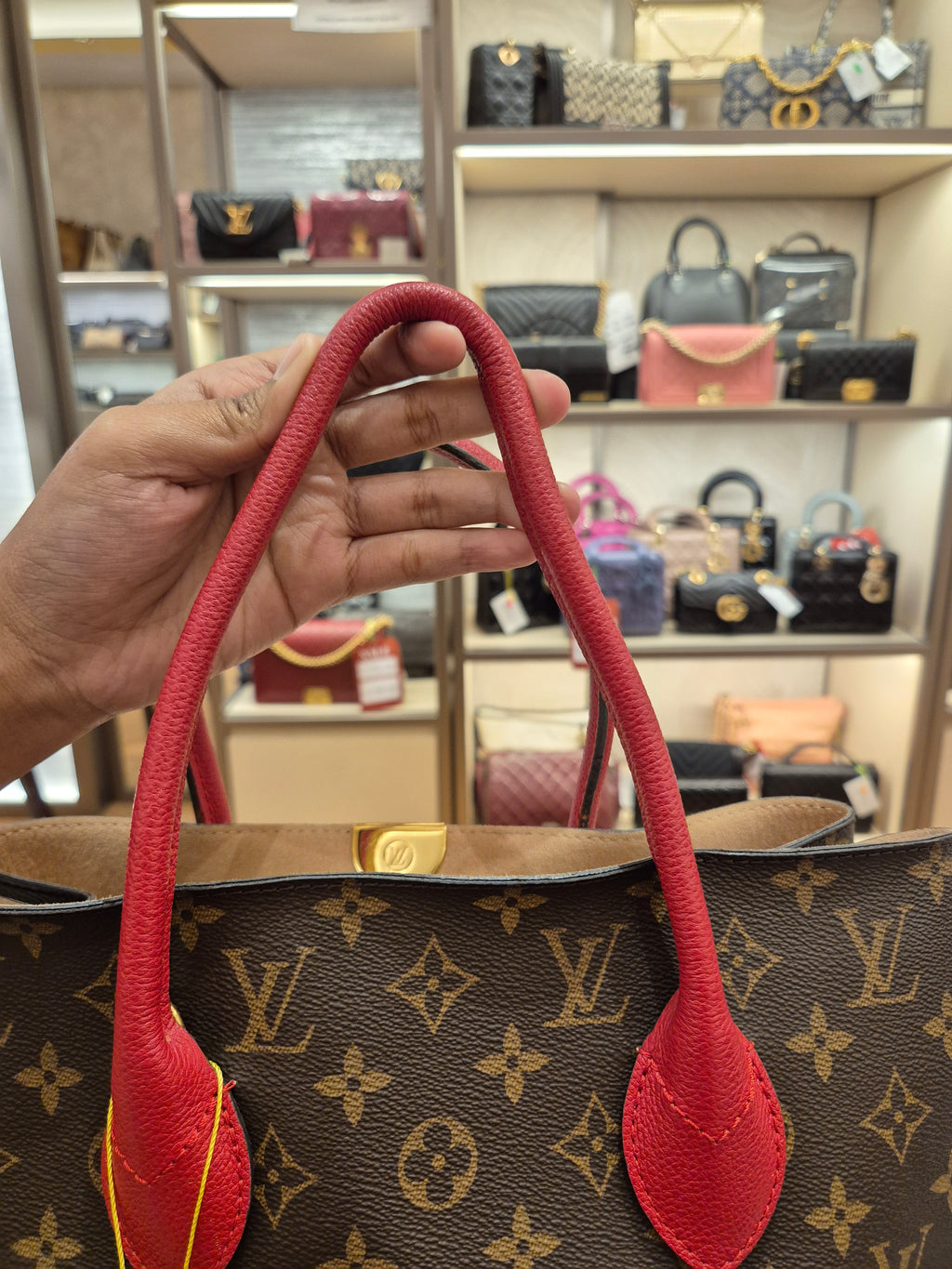 Louis Vuitton Flandrin Monogram Red