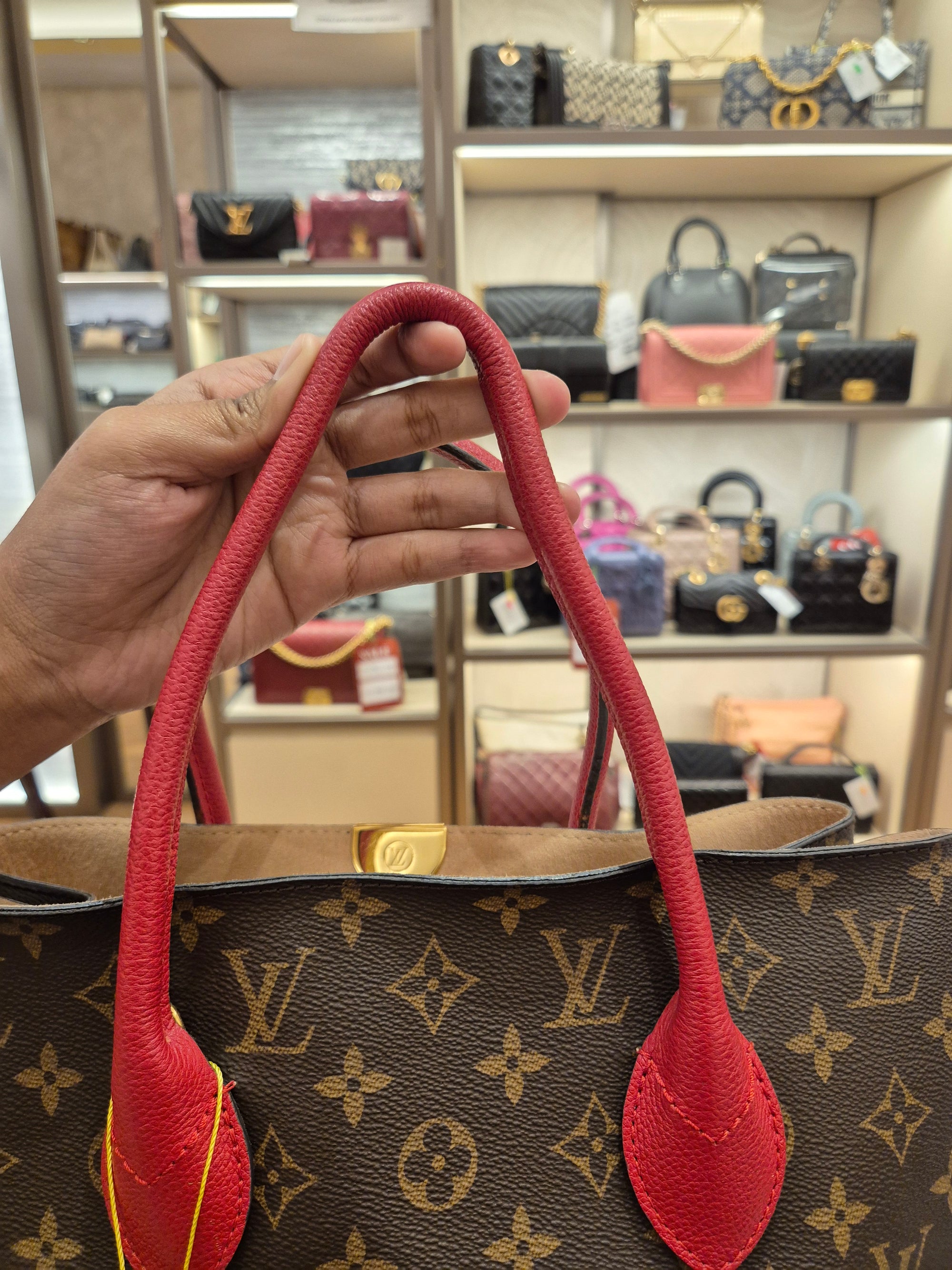 Louis Vuitton Flandrin Monogram Red
