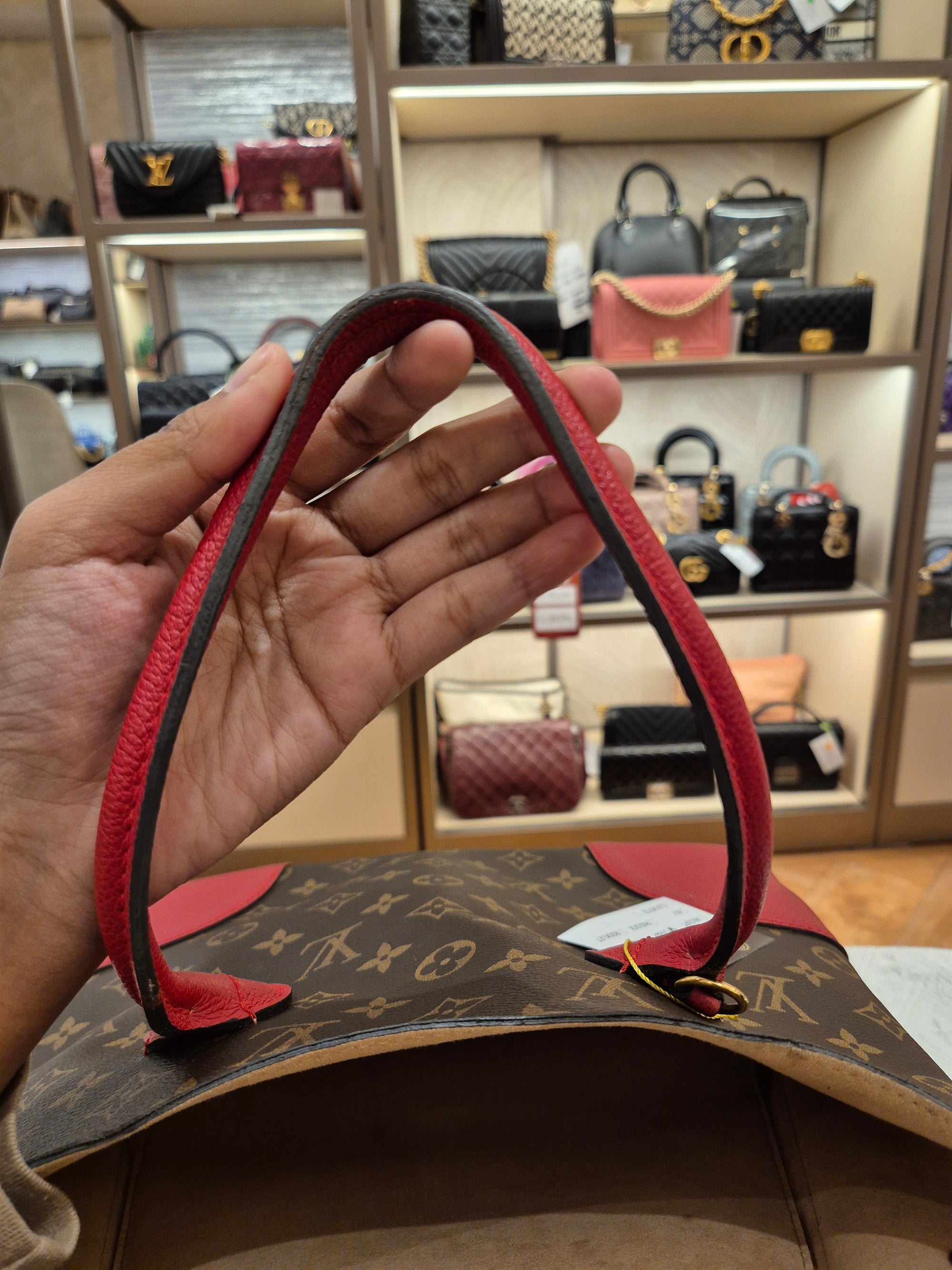 Louis Vuitton Flandrin Monogram Red