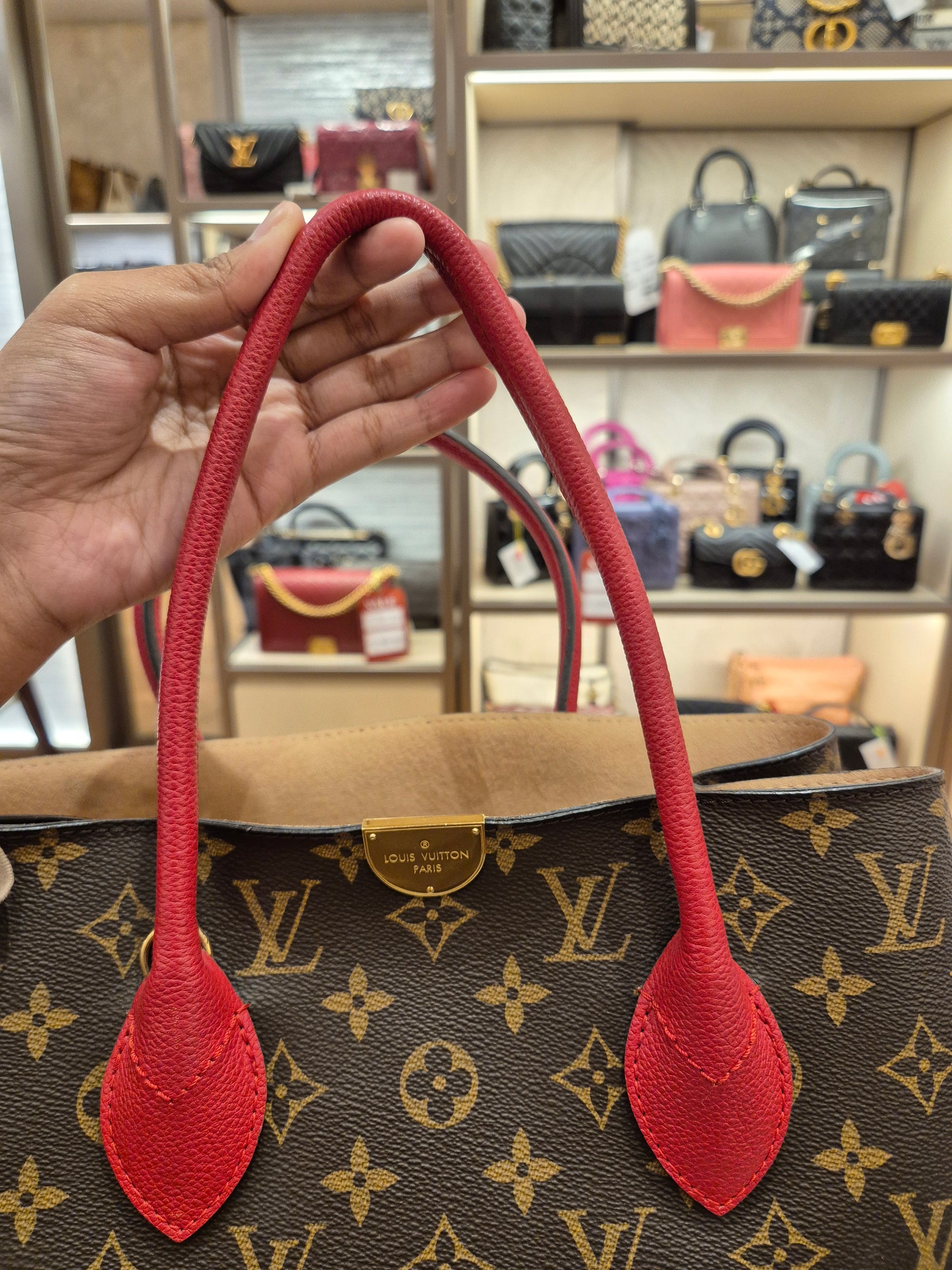 Louis Vuitton Flandrin Monogram Red