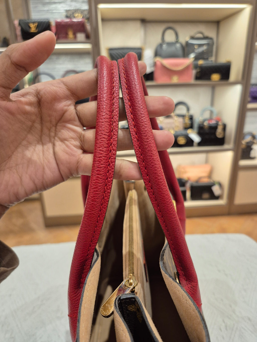 Louis Vuitton Flandrin Monogram Red