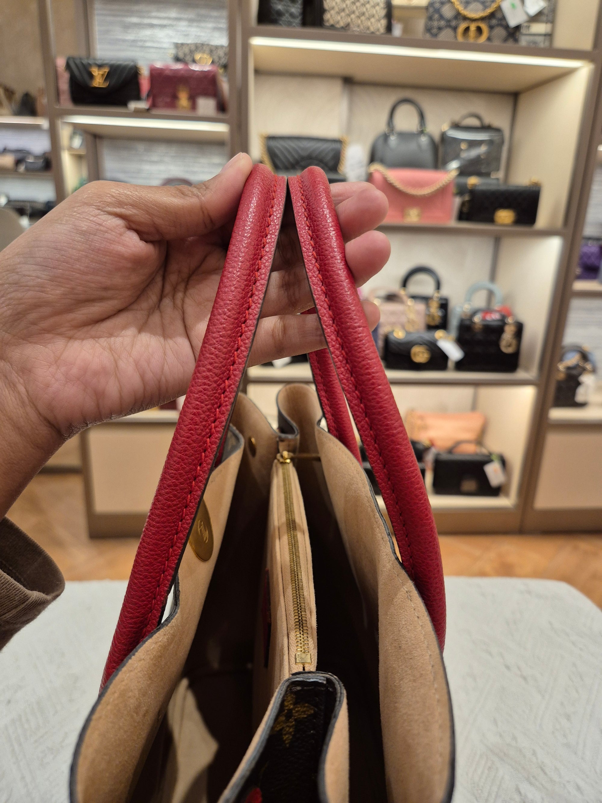 Louis Vuitton Flandrin Monogram Red