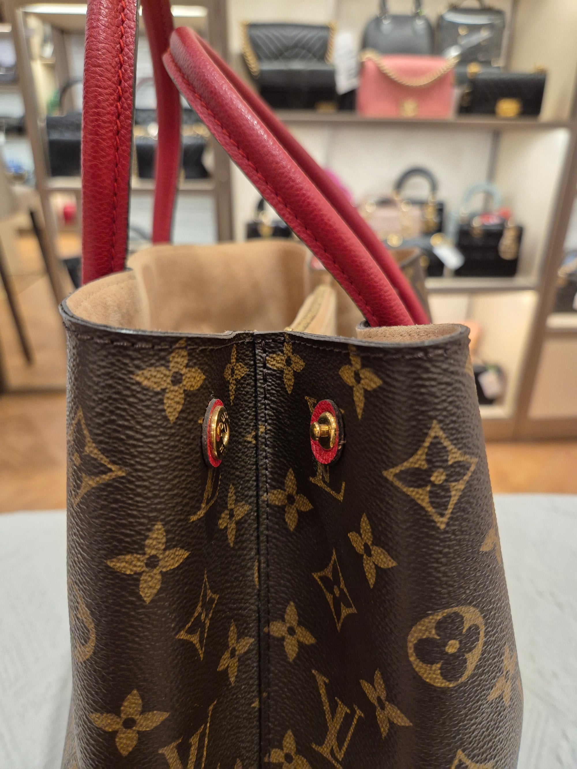 Louis Vuitton Flandrin Monogram Red