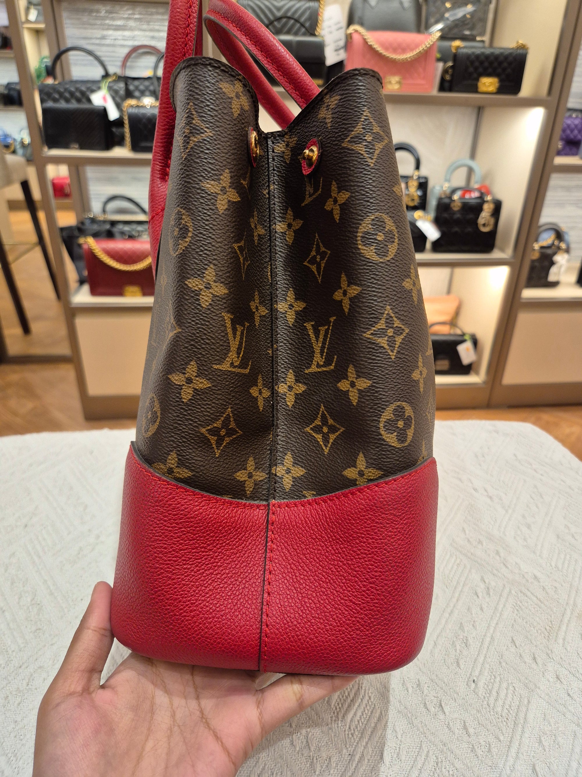 Louis Vuitton Flandrin Monogram Red