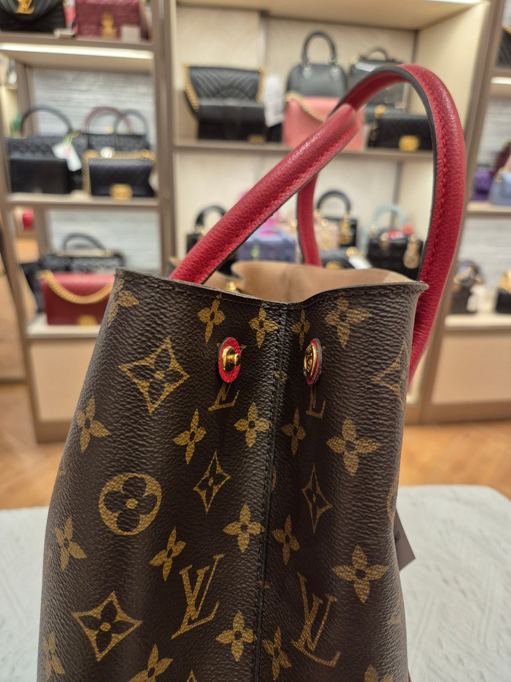 Louis Vuitton Flandrin Monogram Red
