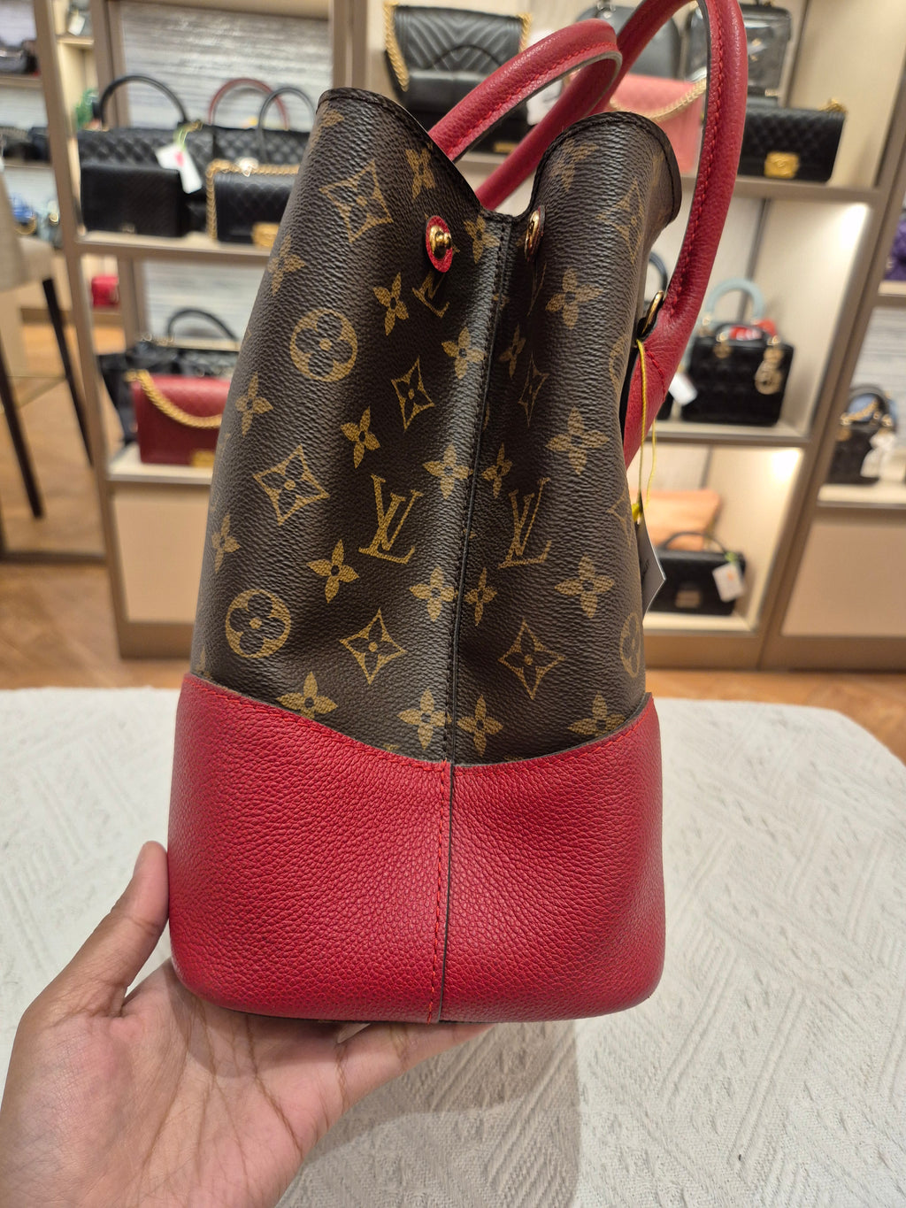 Louis Vuitton Flandrin Monogram Red