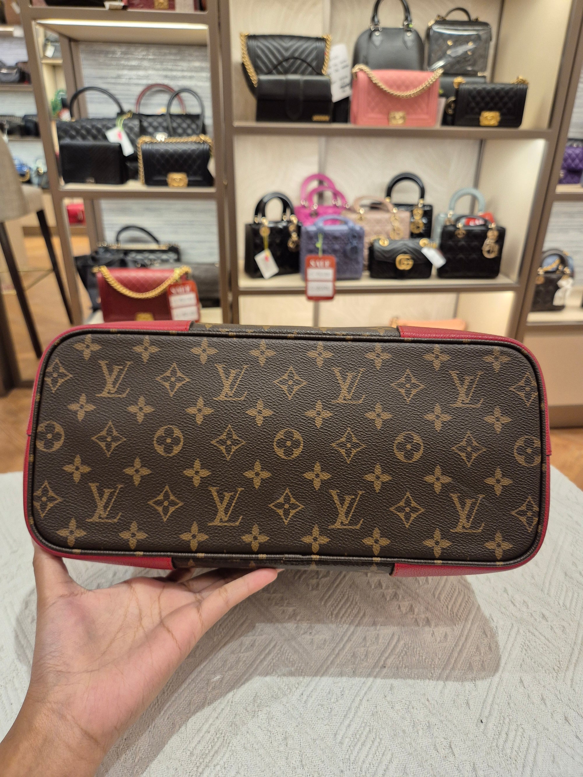 Louis Vuitton Flandrin Monogram Red