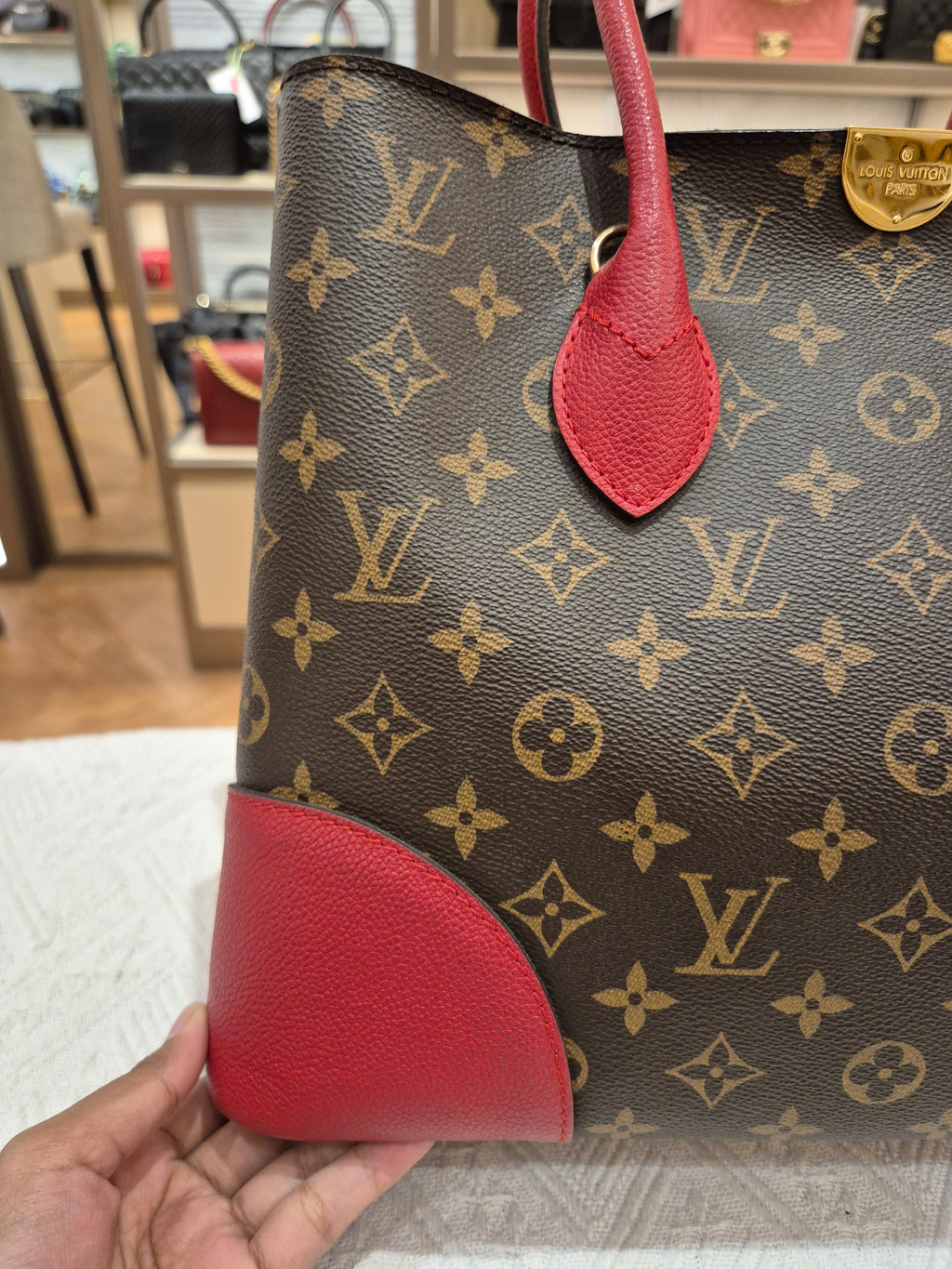 Louis Vuitton Flandrin Monogram Red