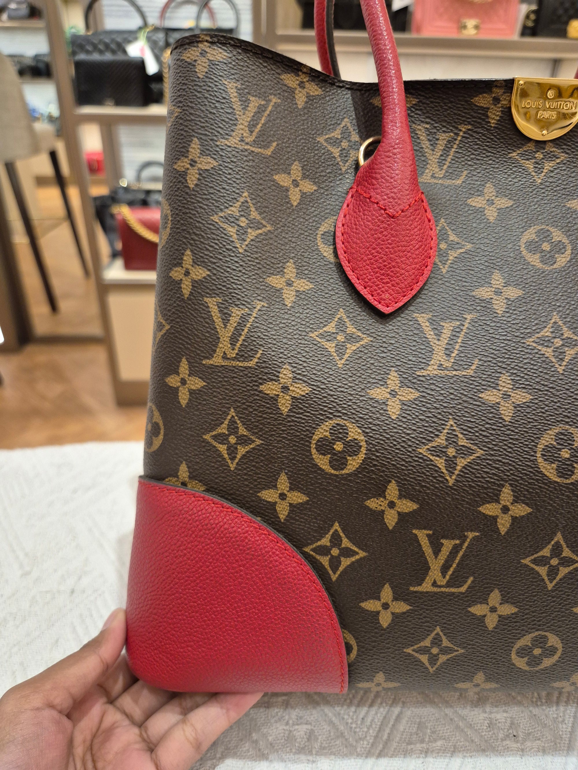 Louis Vuitton Flandrin Monogram Red