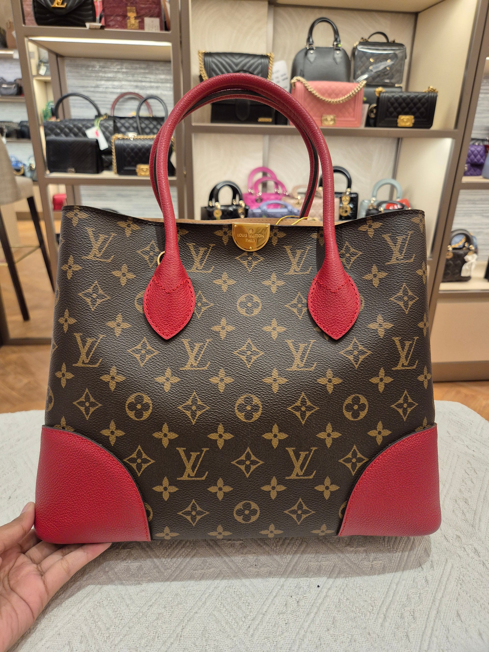 Louis Vuitton Flandrin Monogram Red