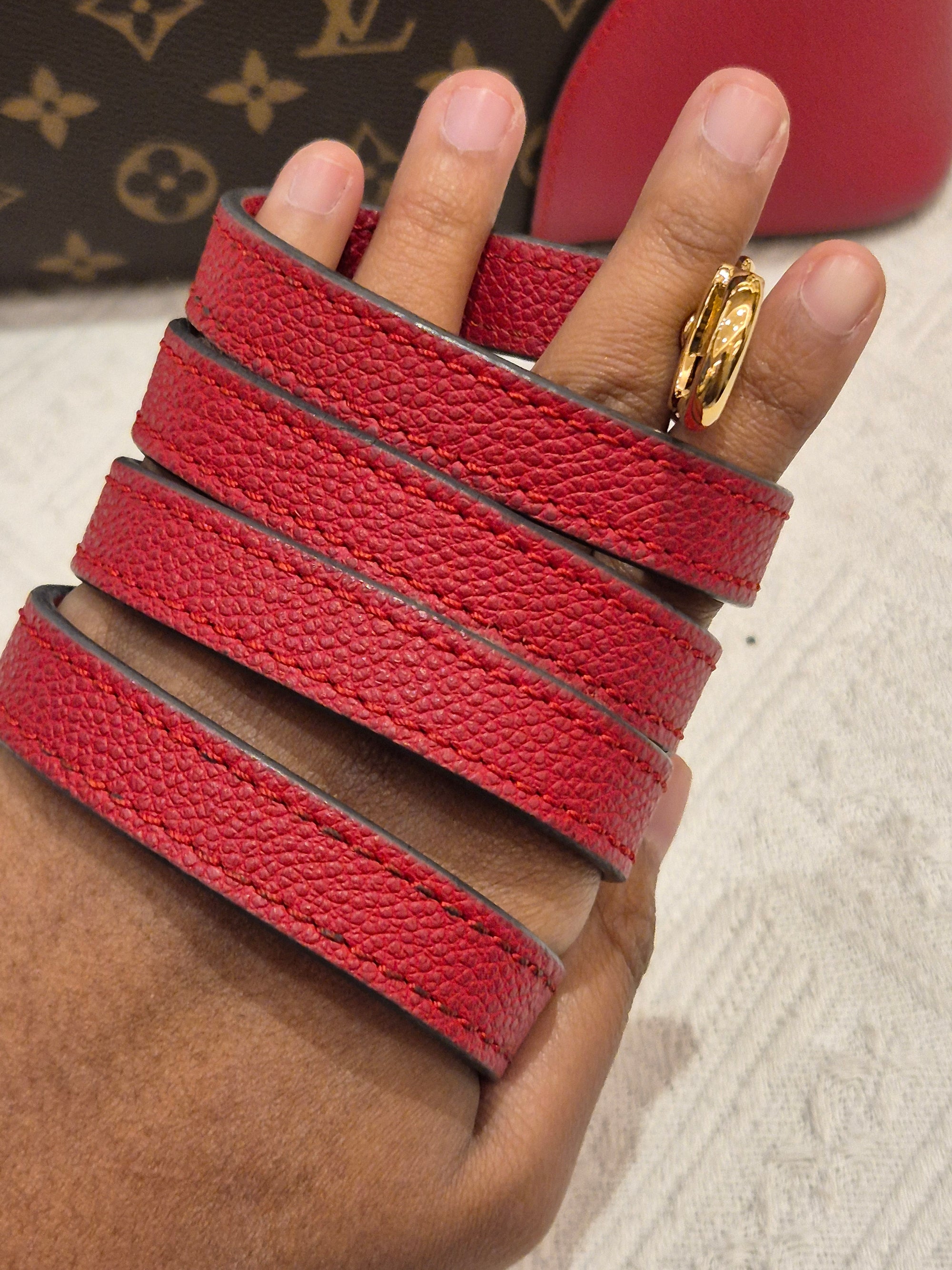 Louis Vuitton Flandrin Monogram Red