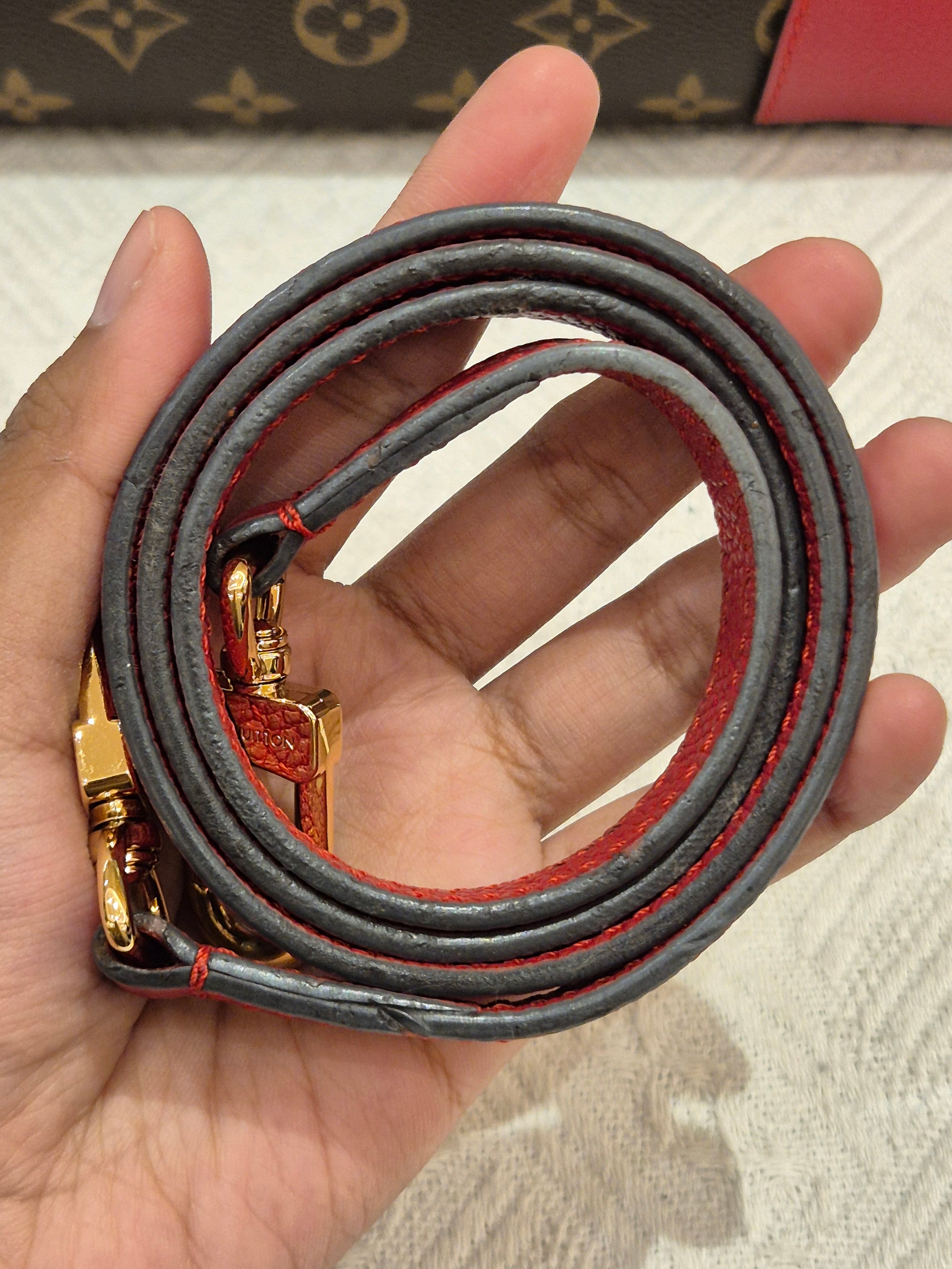Louis Vuitton Flandrin Monogram Red