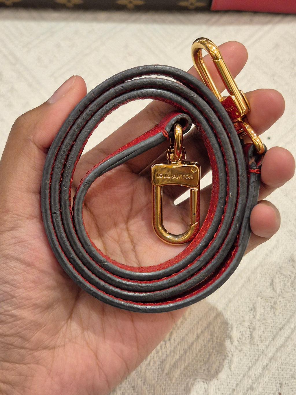 Louis Vuitton Flandrin Monogram Red