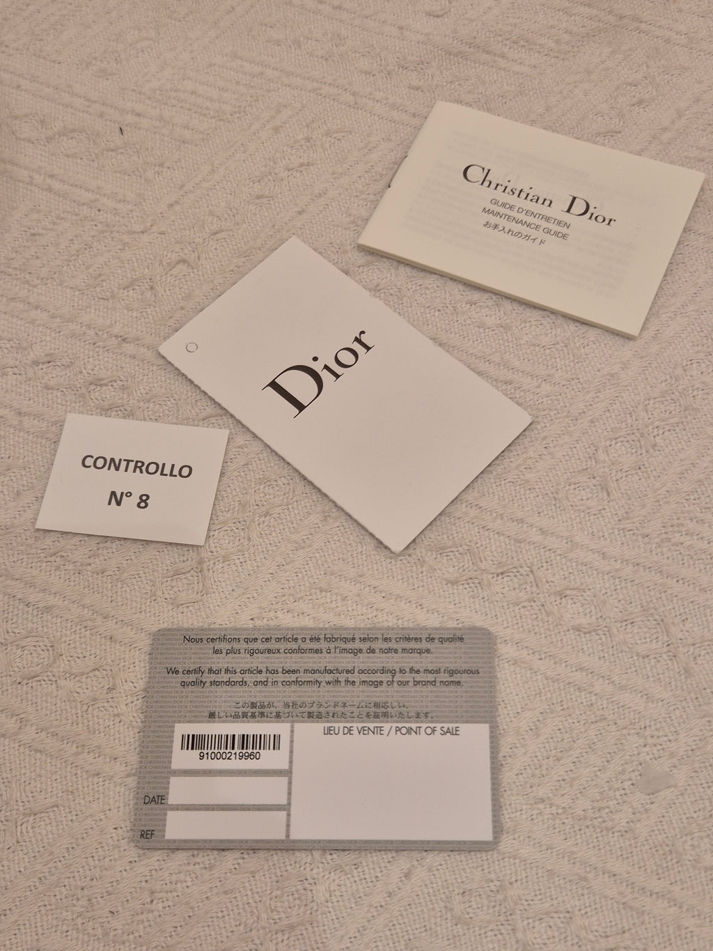 Lady Dior Medium Silver Flower