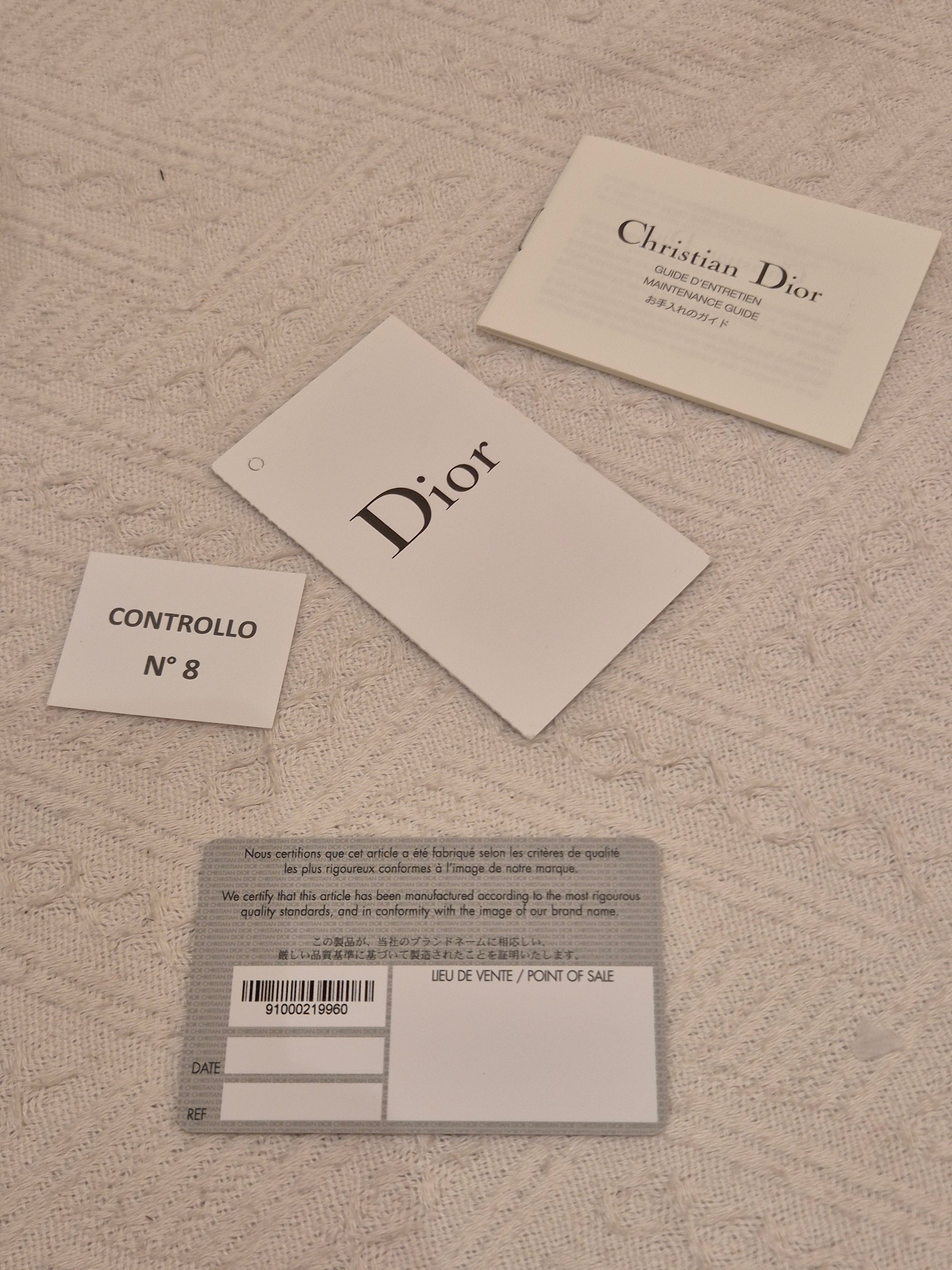 Lady Dior Medium Silver Flower