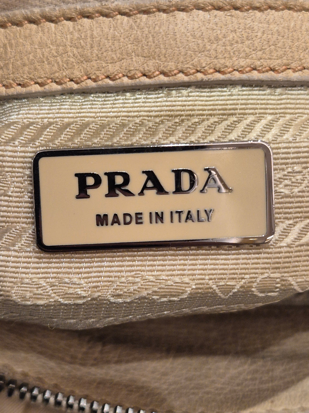 Prada Gaufree Ivory