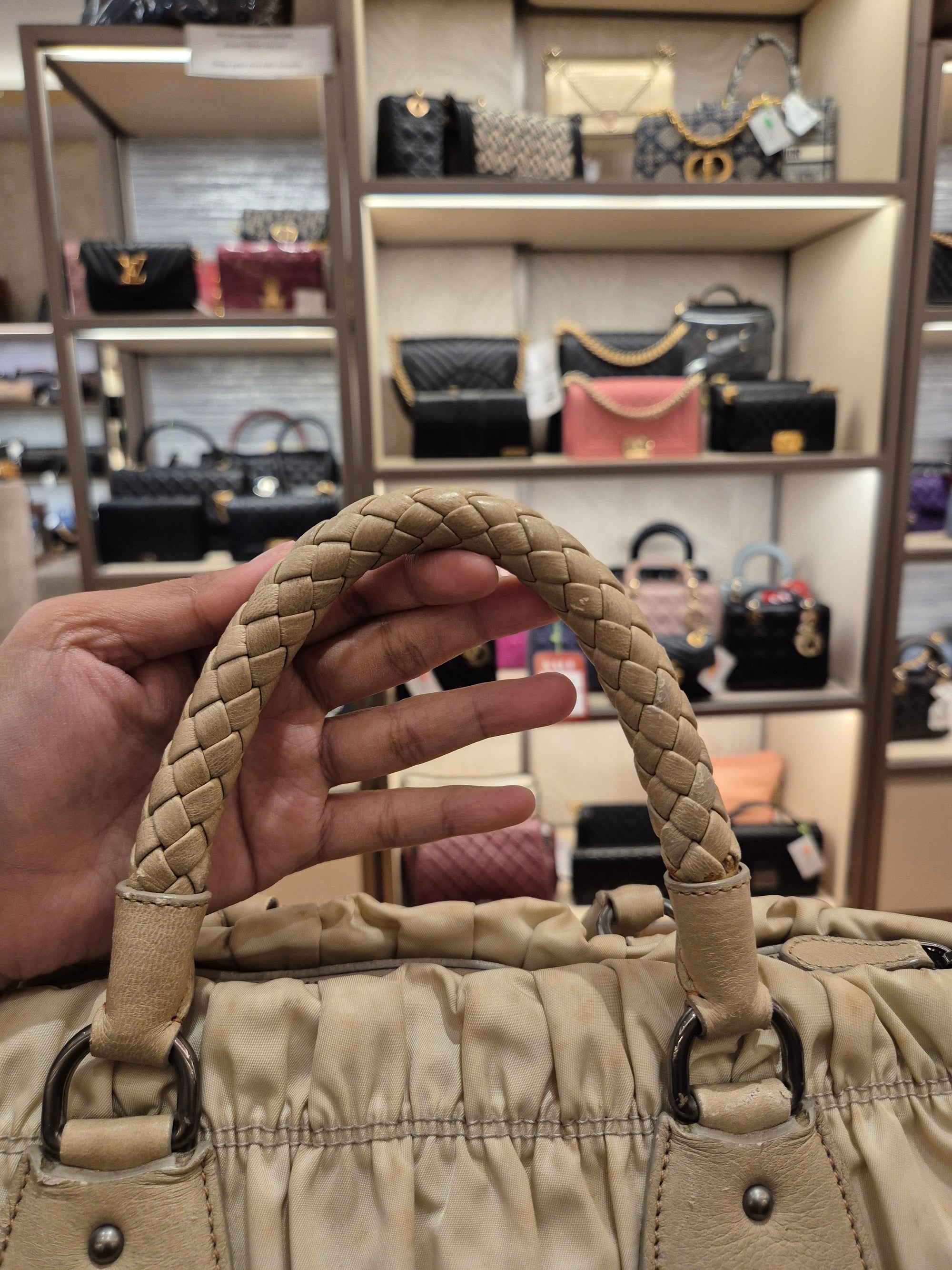 Prada Gaufree Ivory