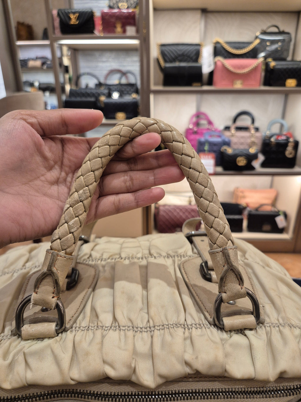 Prada Gaufree Ivory