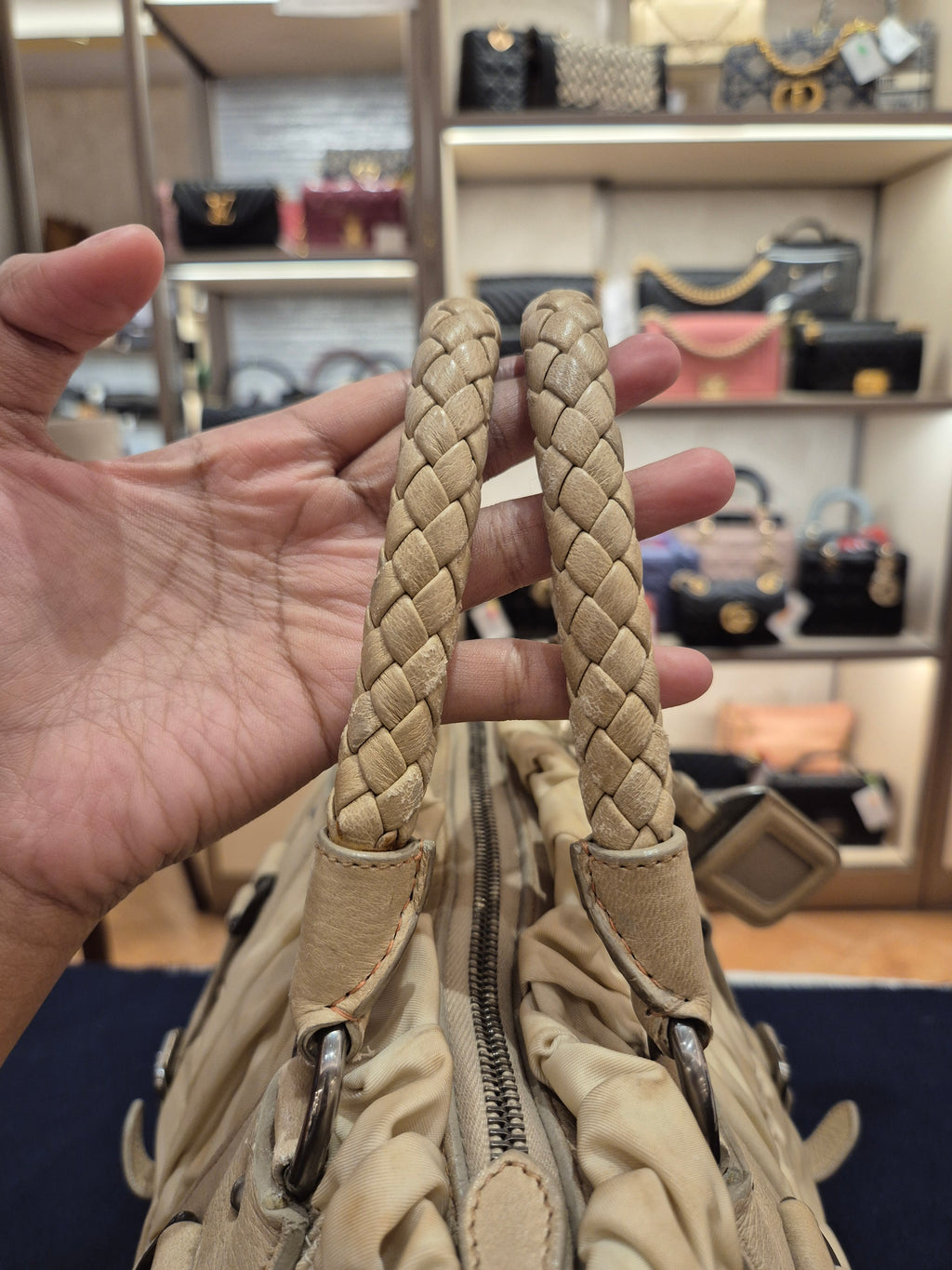 Prada Gaufree Ivory
