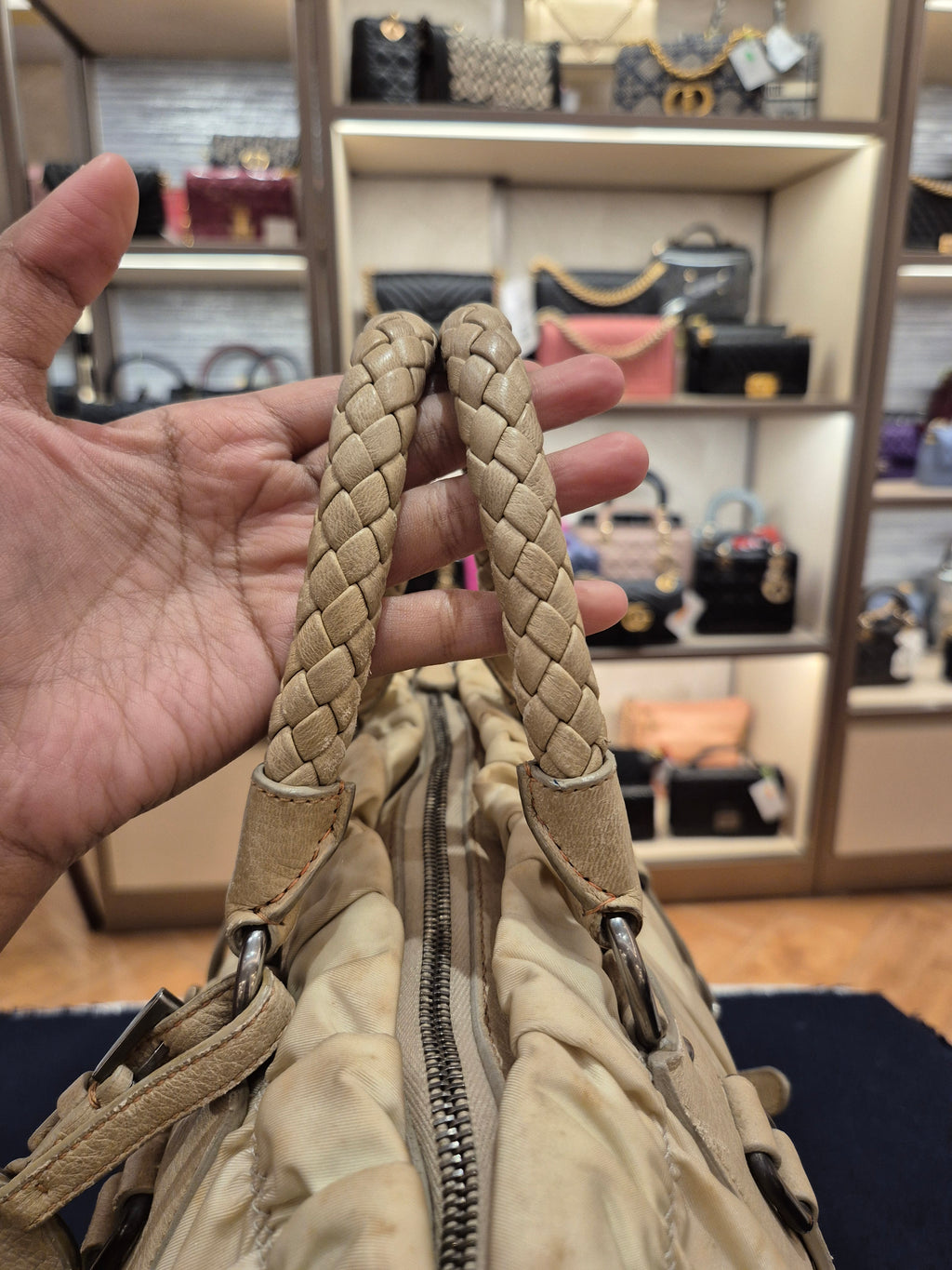 Prada Gaufree Ivory