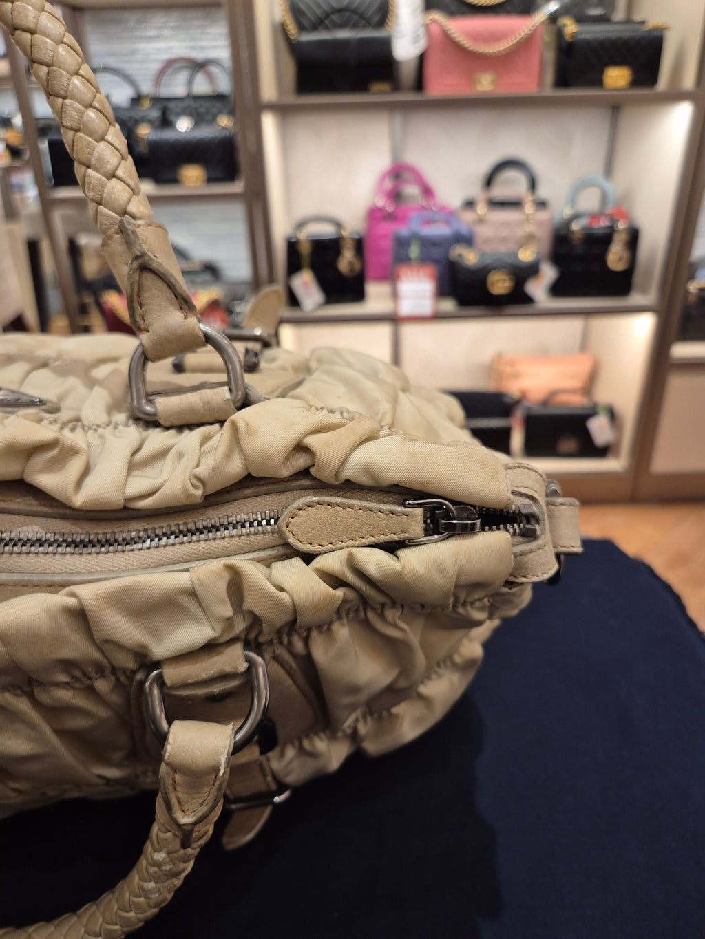 Prada Gaufree Ivory