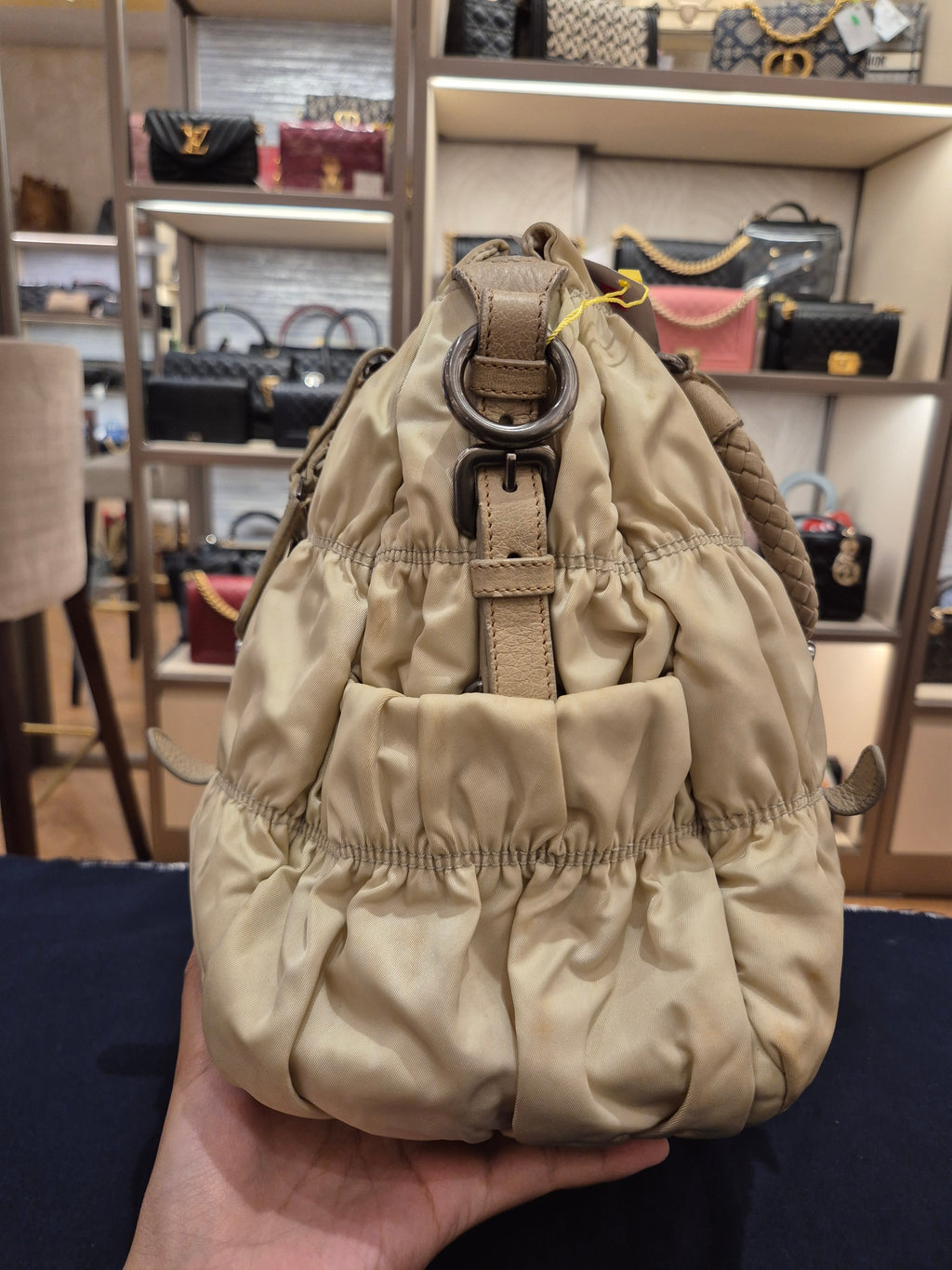Prada Gaufree Ivory